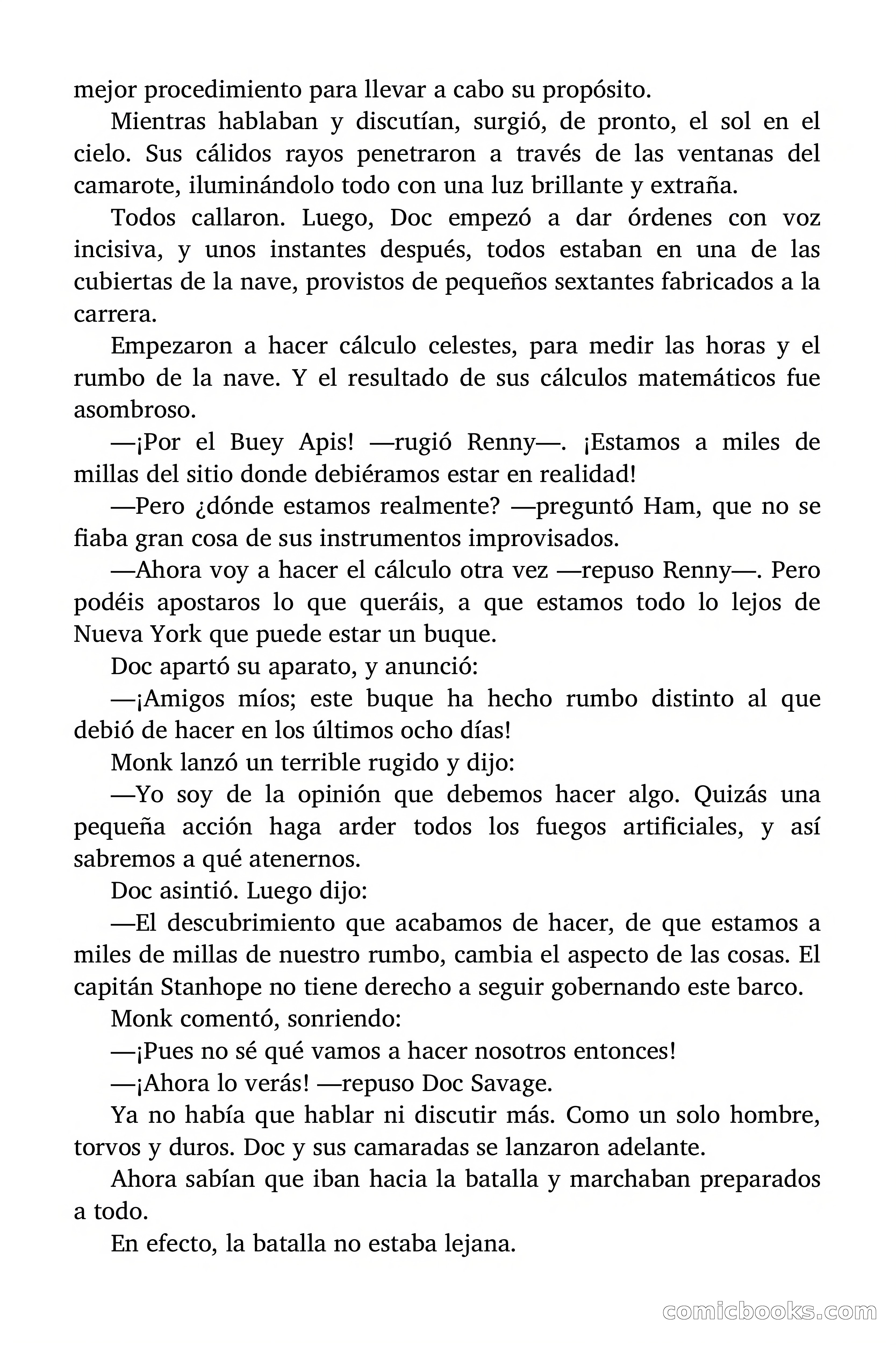 Doc Savage: El ogro del mar de los Sargazos — page 75 of 206