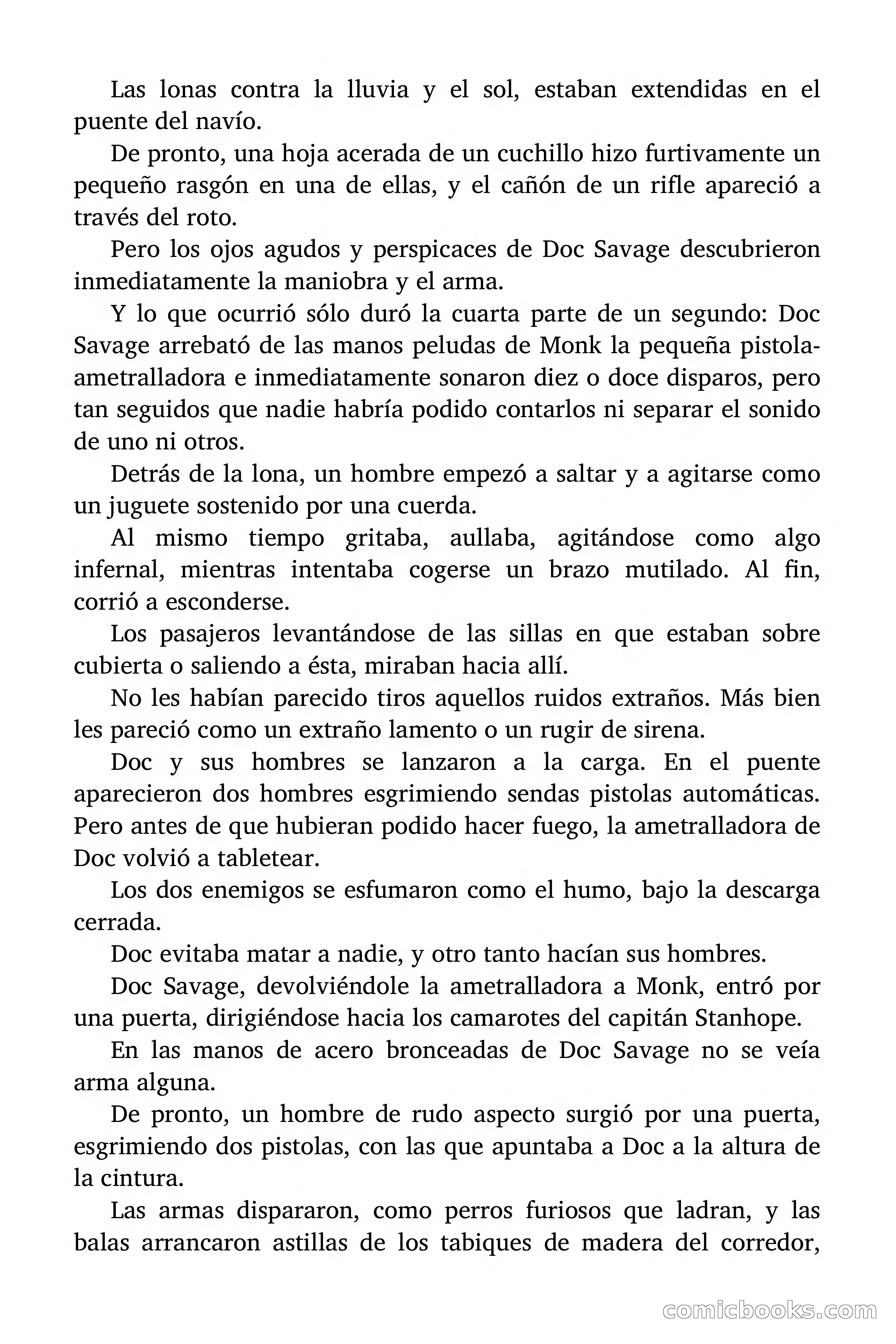 Doc Savage: El ogro del mar de los Sargazos — page 76 of 206