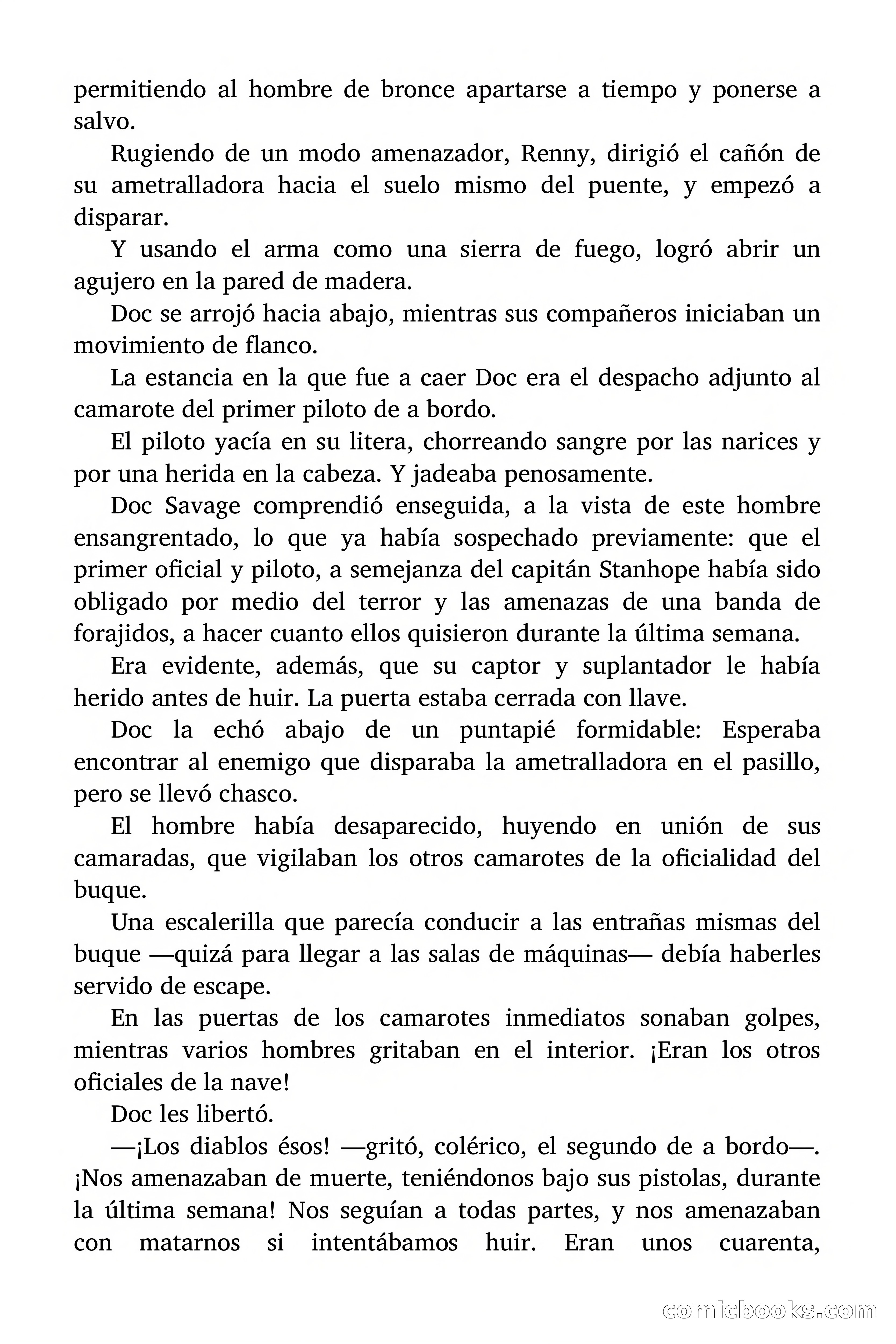 Doc Savage: El ogro del mar de los Sargazos — page 80 of 206