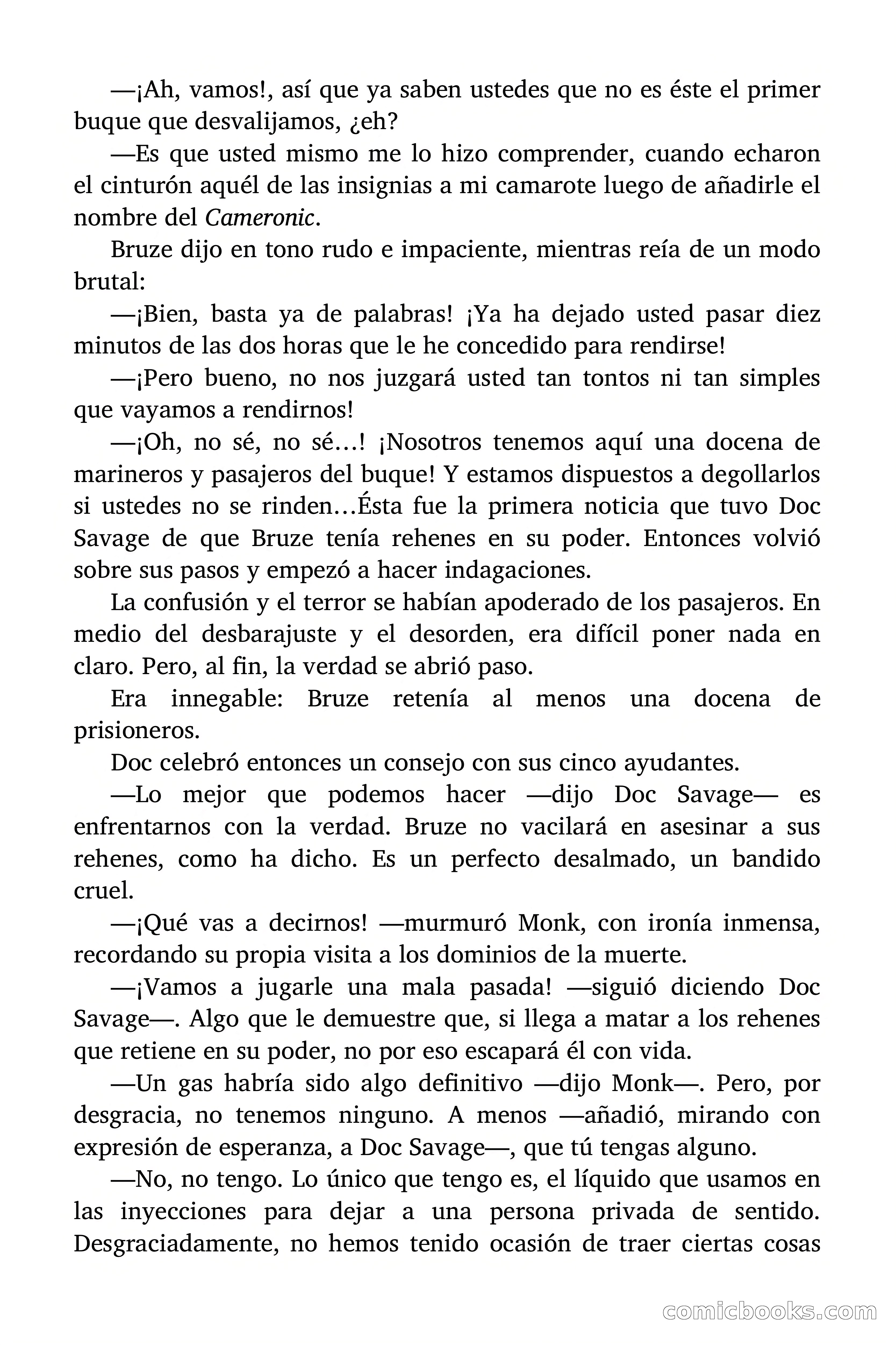 Doc Savage: El ogro del mar de los Sargazos — page 88 of 206