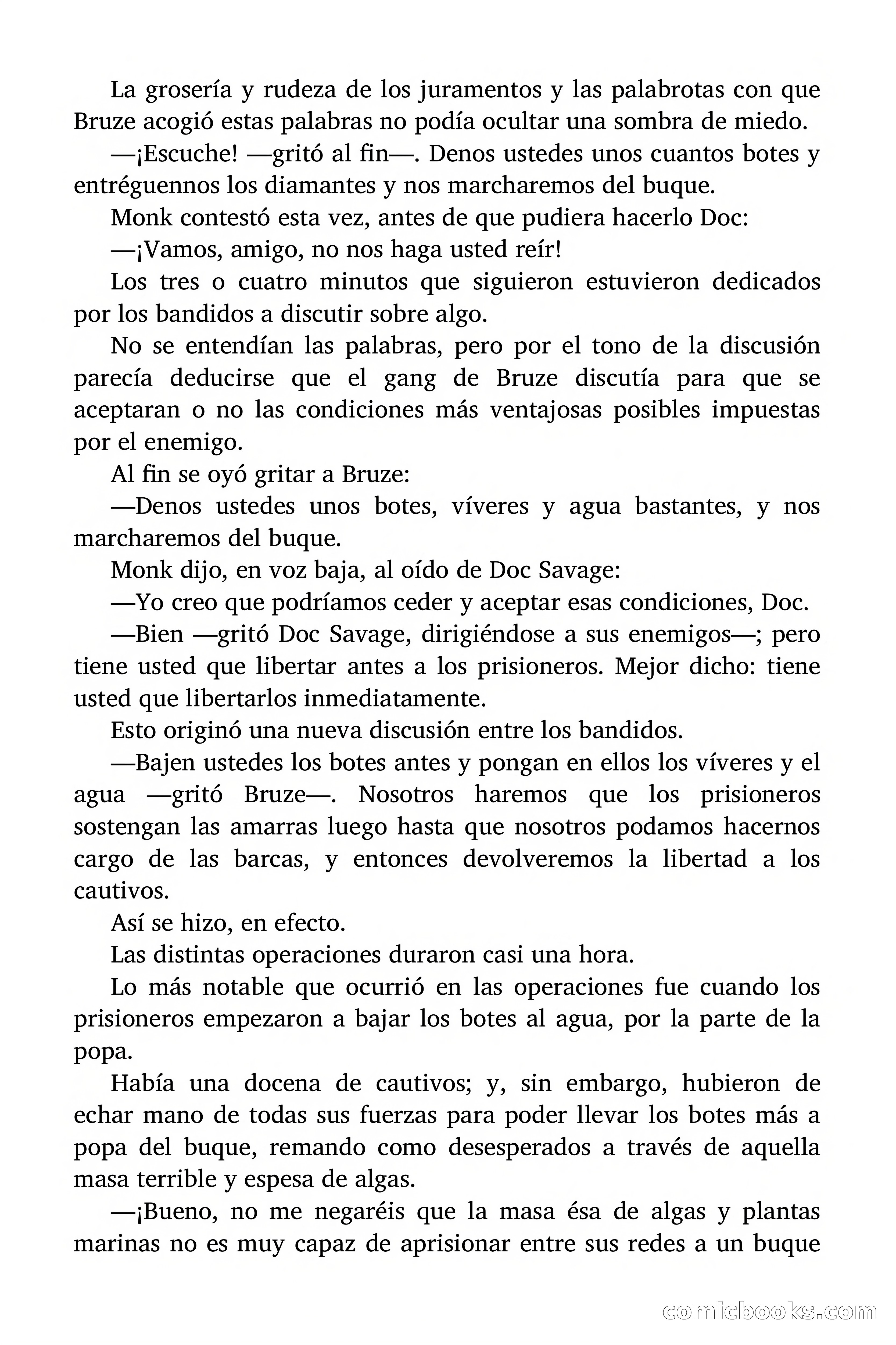 Doc Savage: El ogro del mar de los Sargazos — page 92 of 206