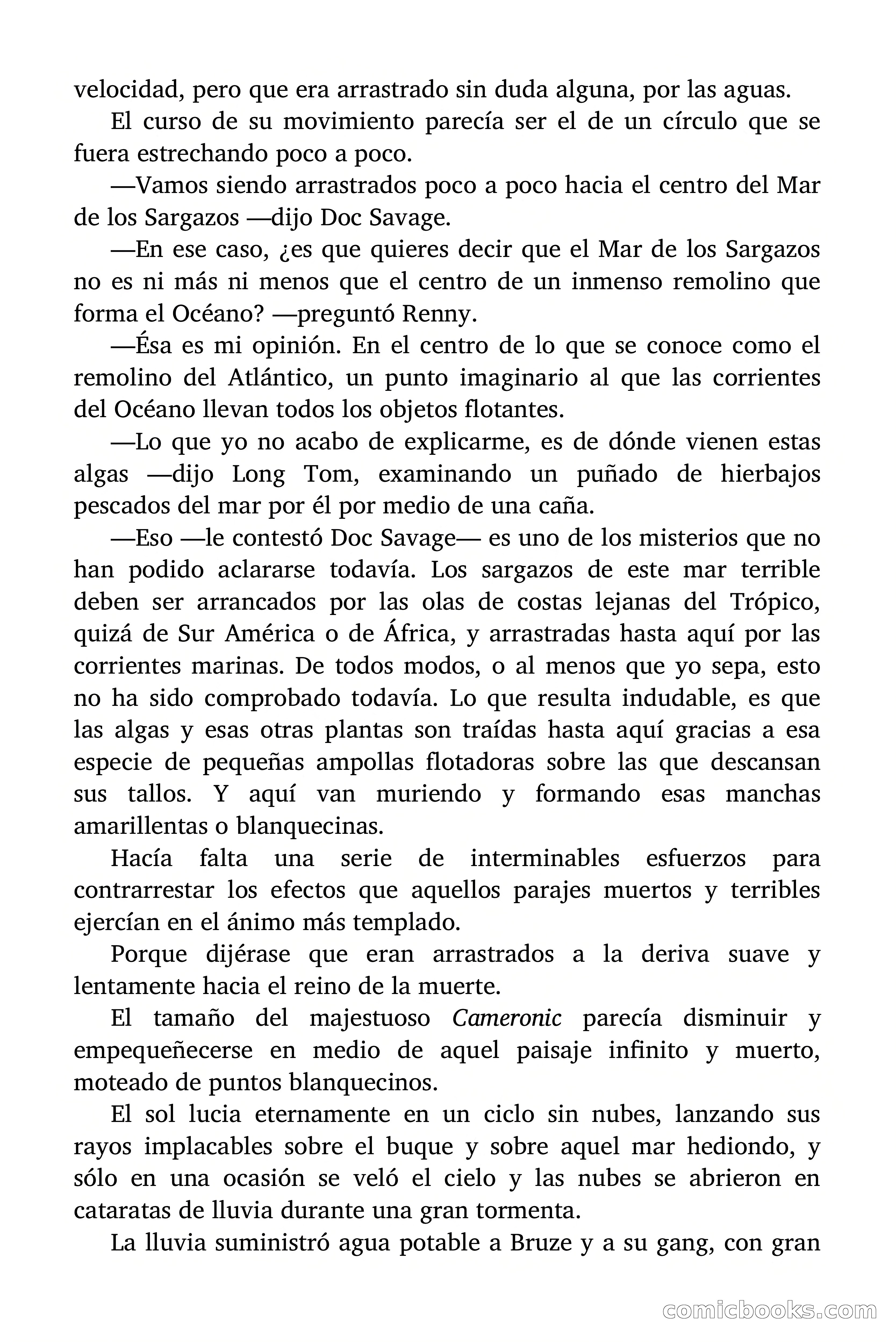 Doc Savage: El ogro del mar de los Sargazos — page 97 of 206