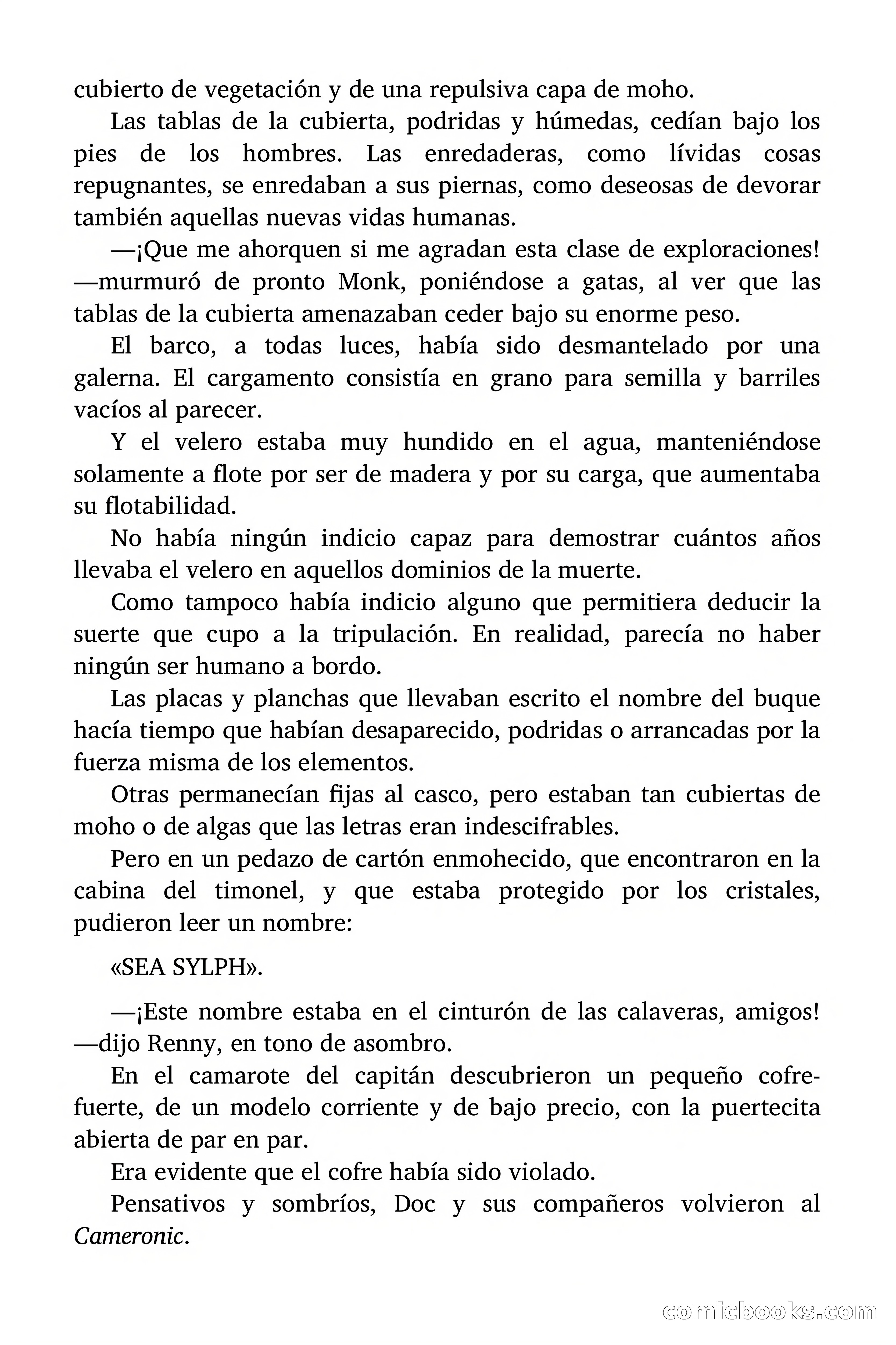 Doc Savage: El ogro del mar de los Sargazos — page 100 of 206