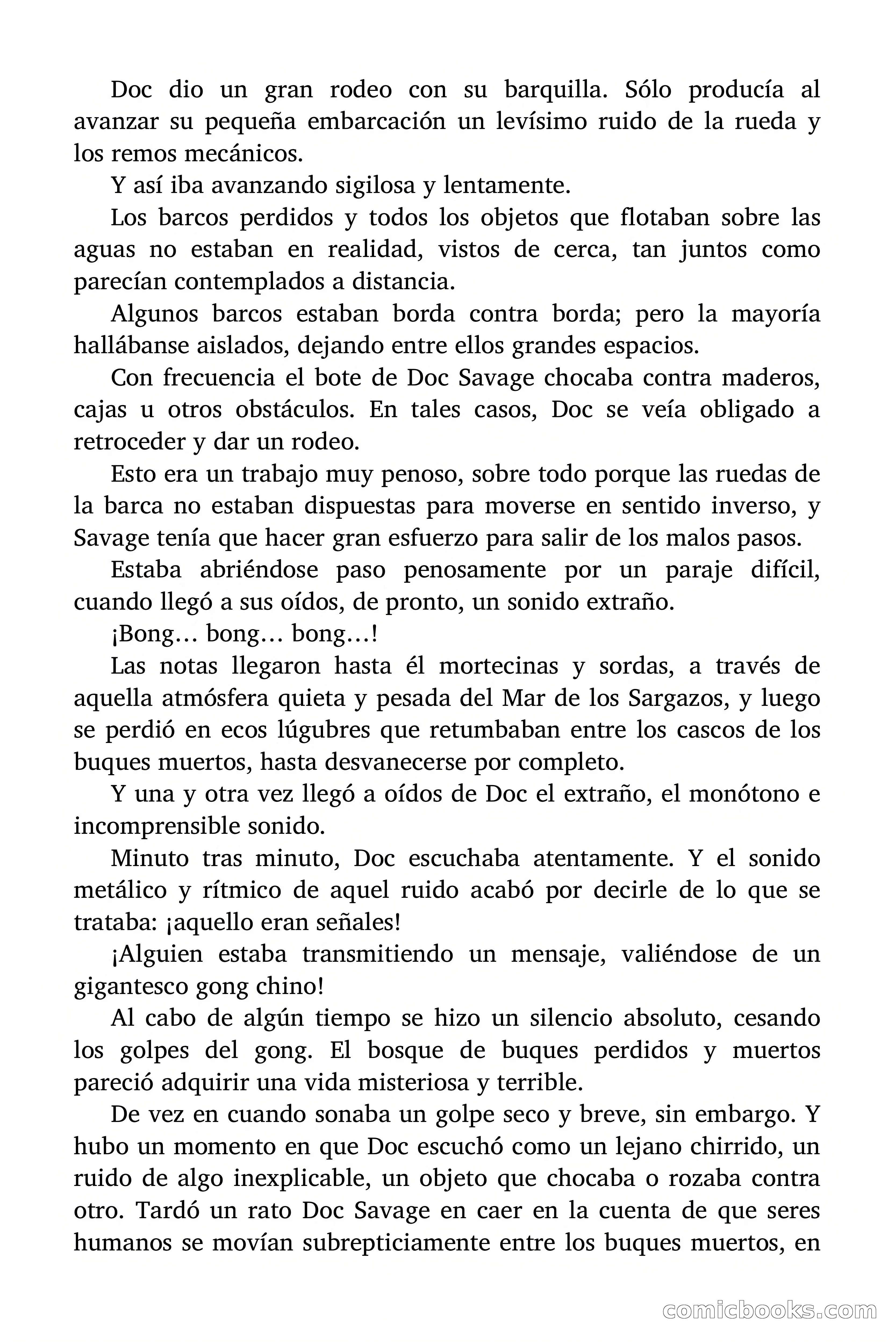 Doc Savage: El ogro del mar de los Sargazos — page 104 of 206