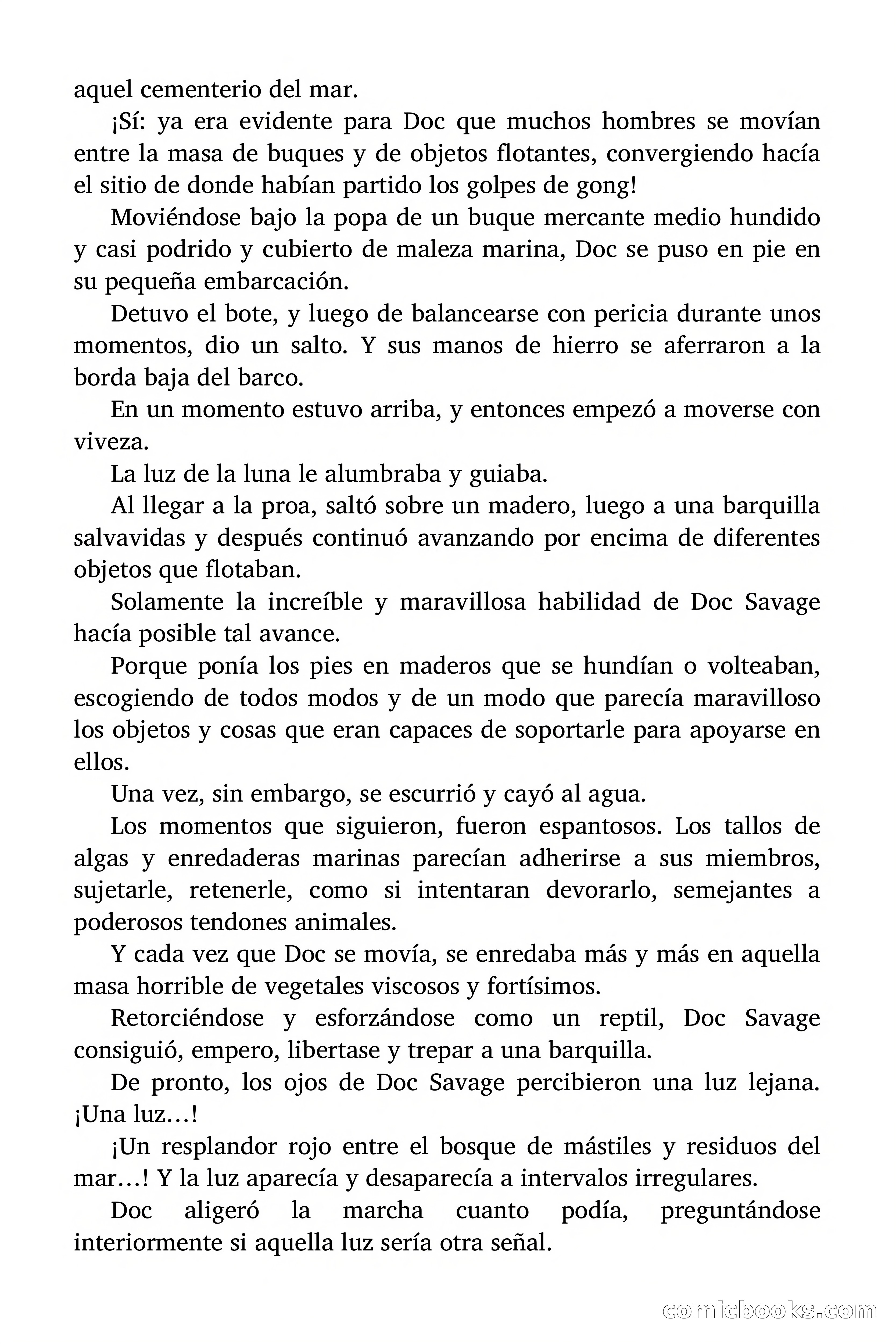 Doc Savage: El ogro del mar de los Sargazos — page 105 of 206