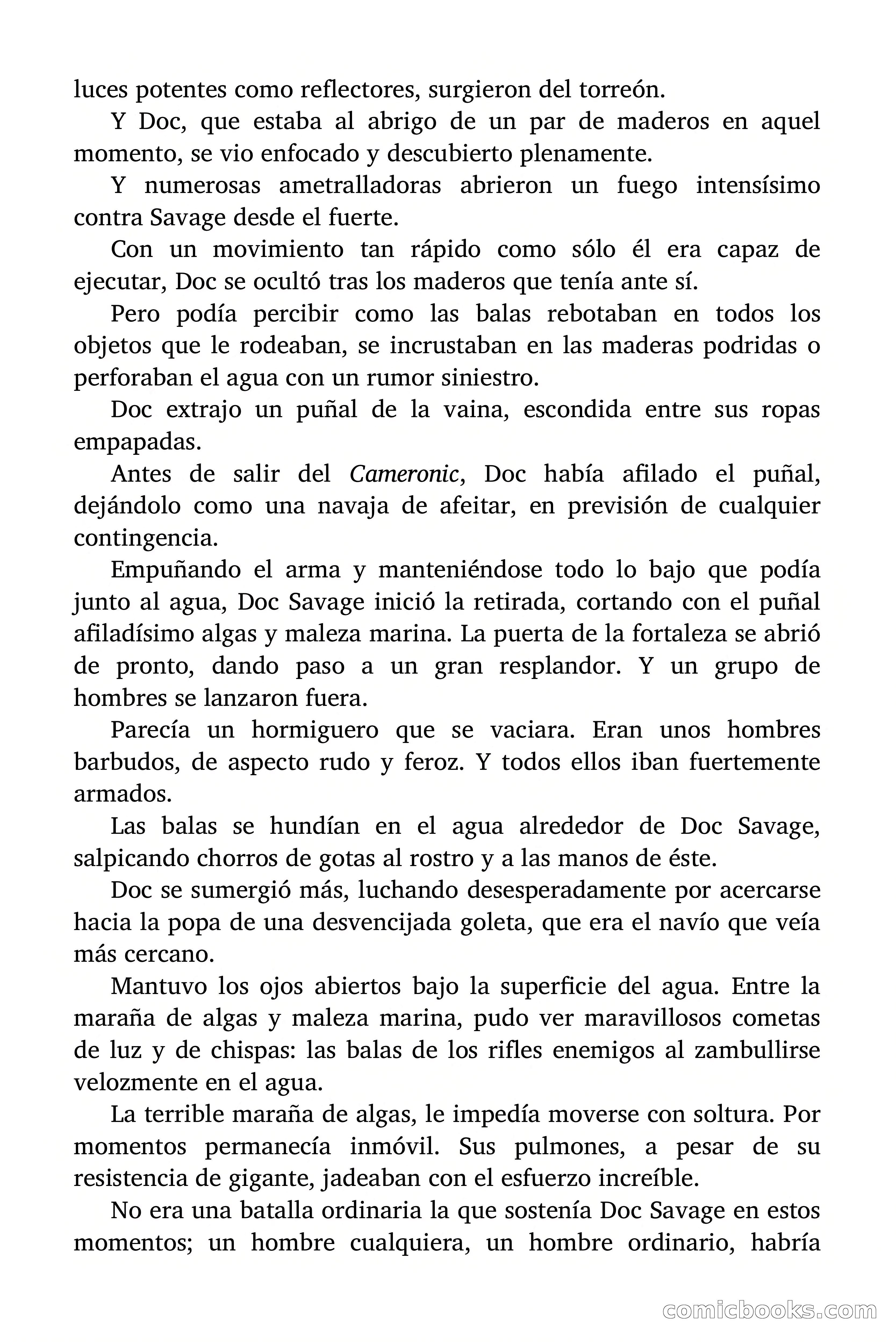 Doc Savage: El ogro del mar de los Sargazos — page 107 of 206