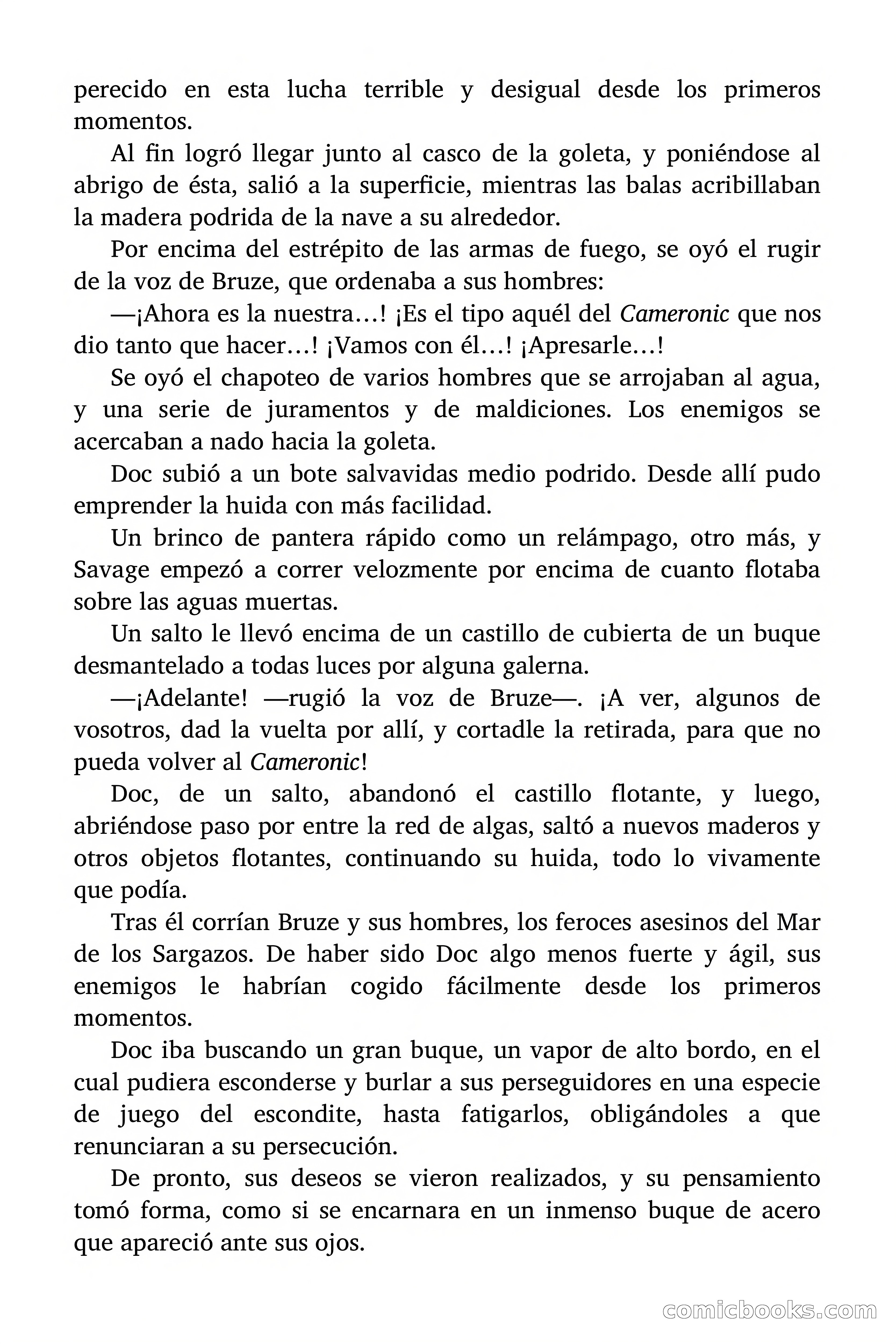 Doc Savage: El ogro del mar de los Sargazos — page 108 of 206