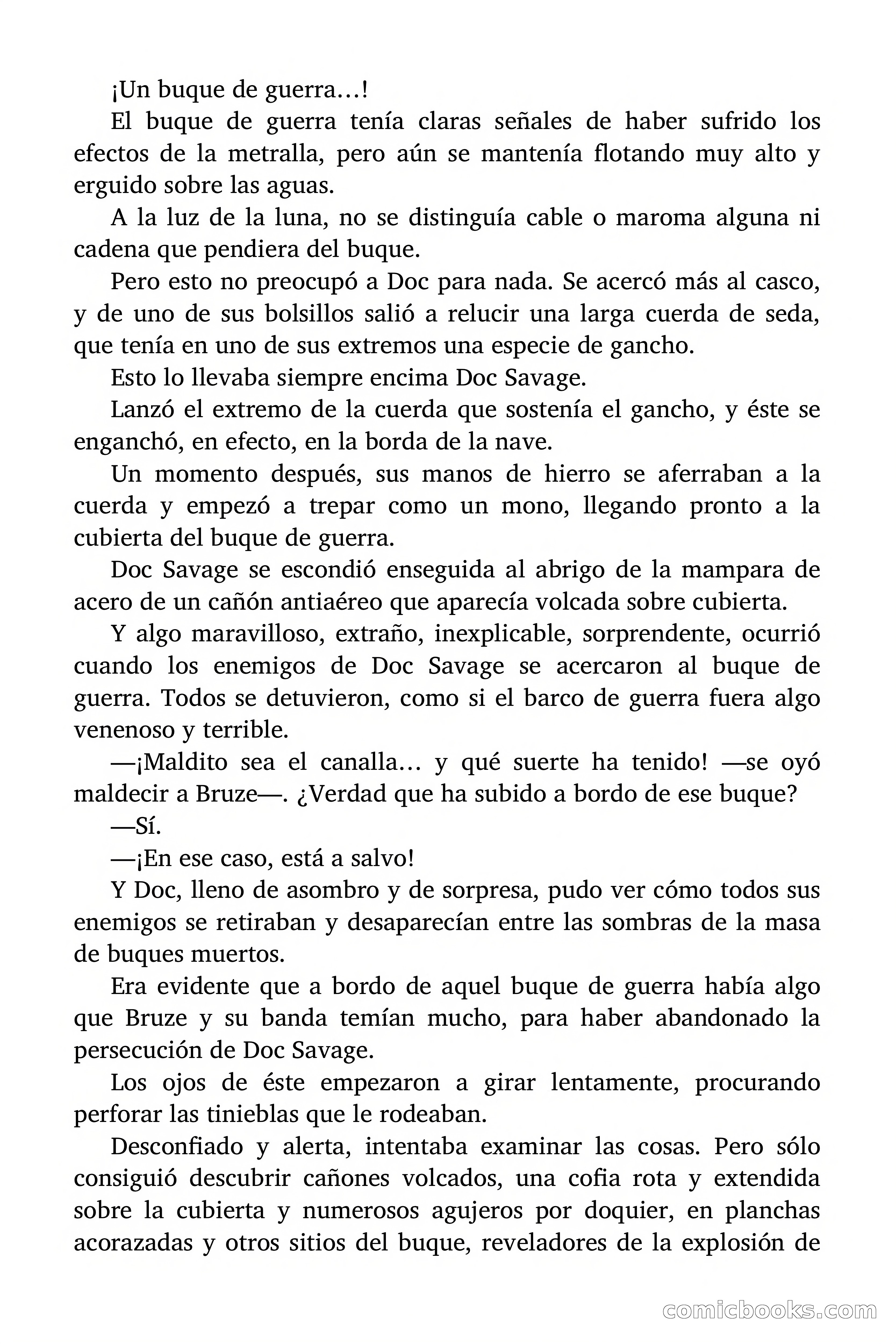 Doc Savage: El ogro del mar de los Sargazos — page 109 of 206