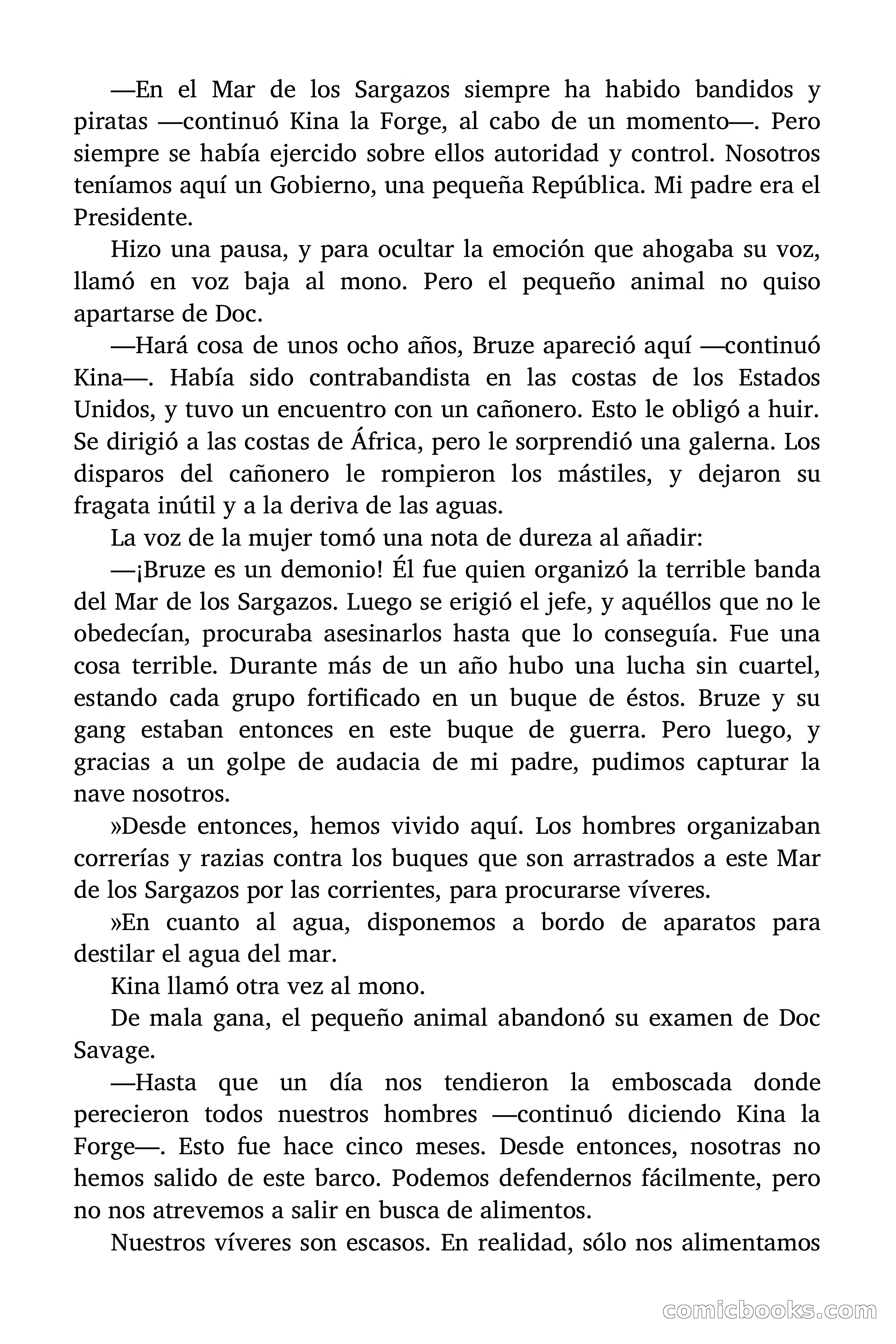 Doc Savage: El ogro del mar de los Sargazos — page 119 of 206