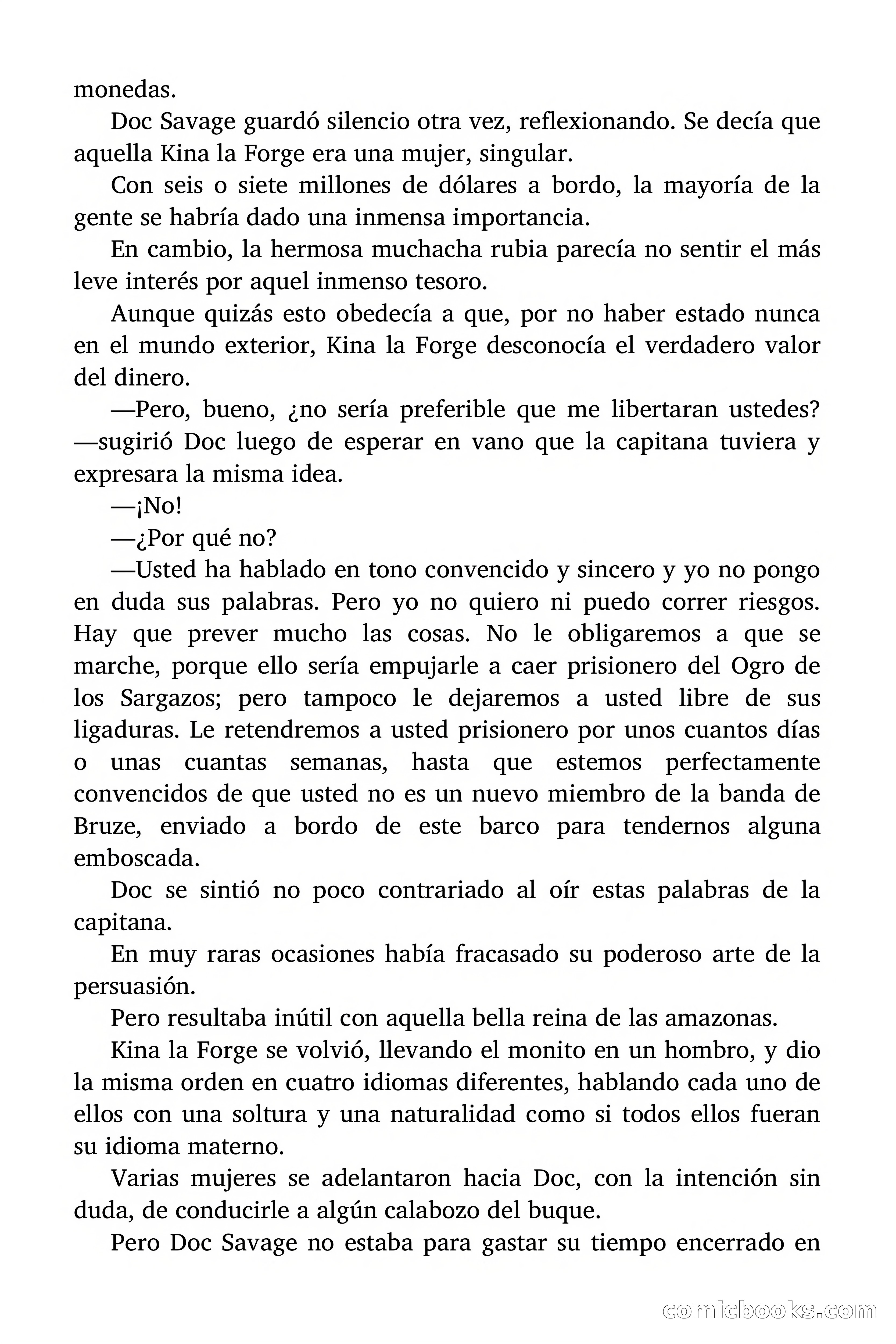 Doc Savage: El ogro del mar de los Sargazos — page 121 of 206