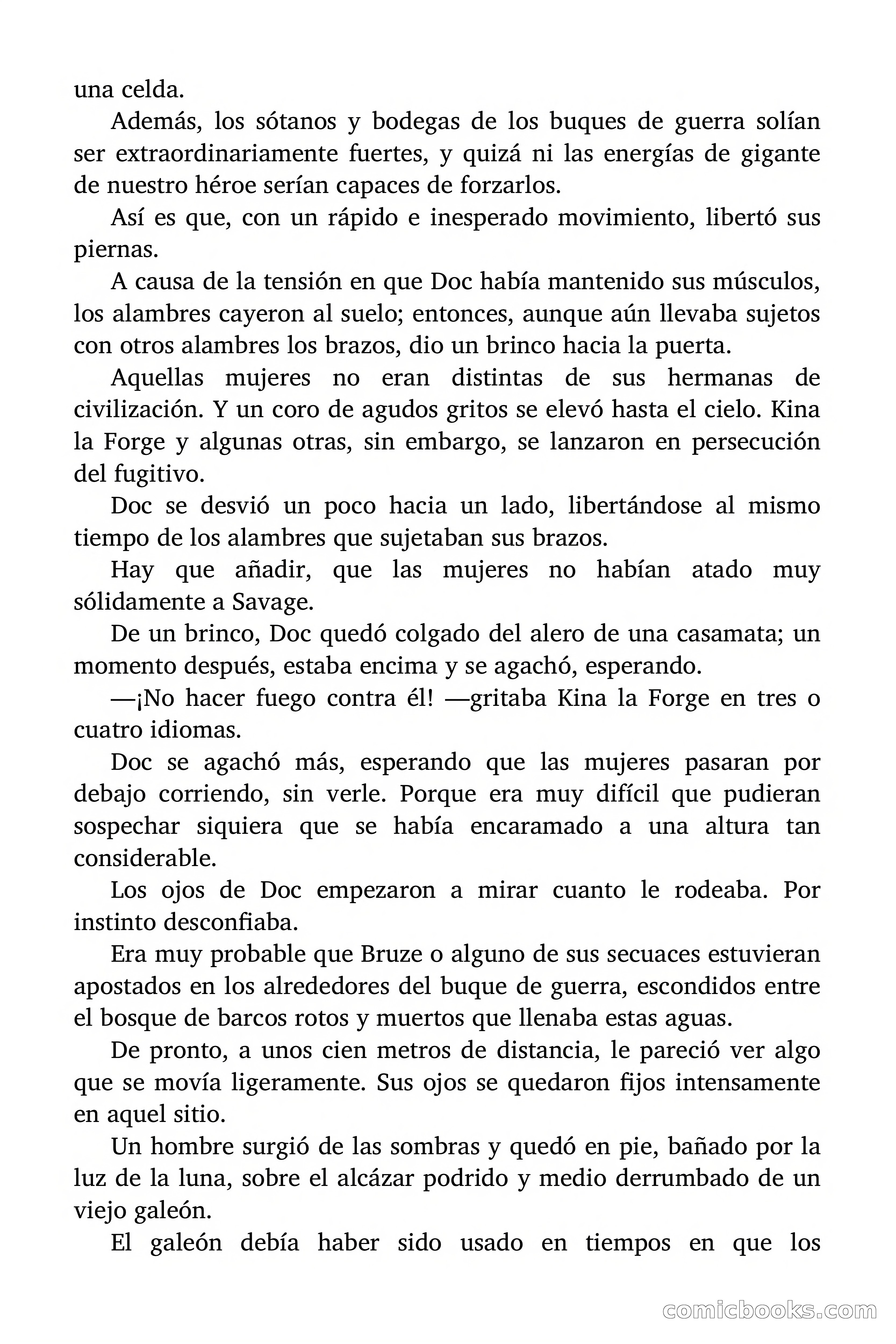 Doc Savage: El ogro del mar de los Sargazos — page 122 of 206