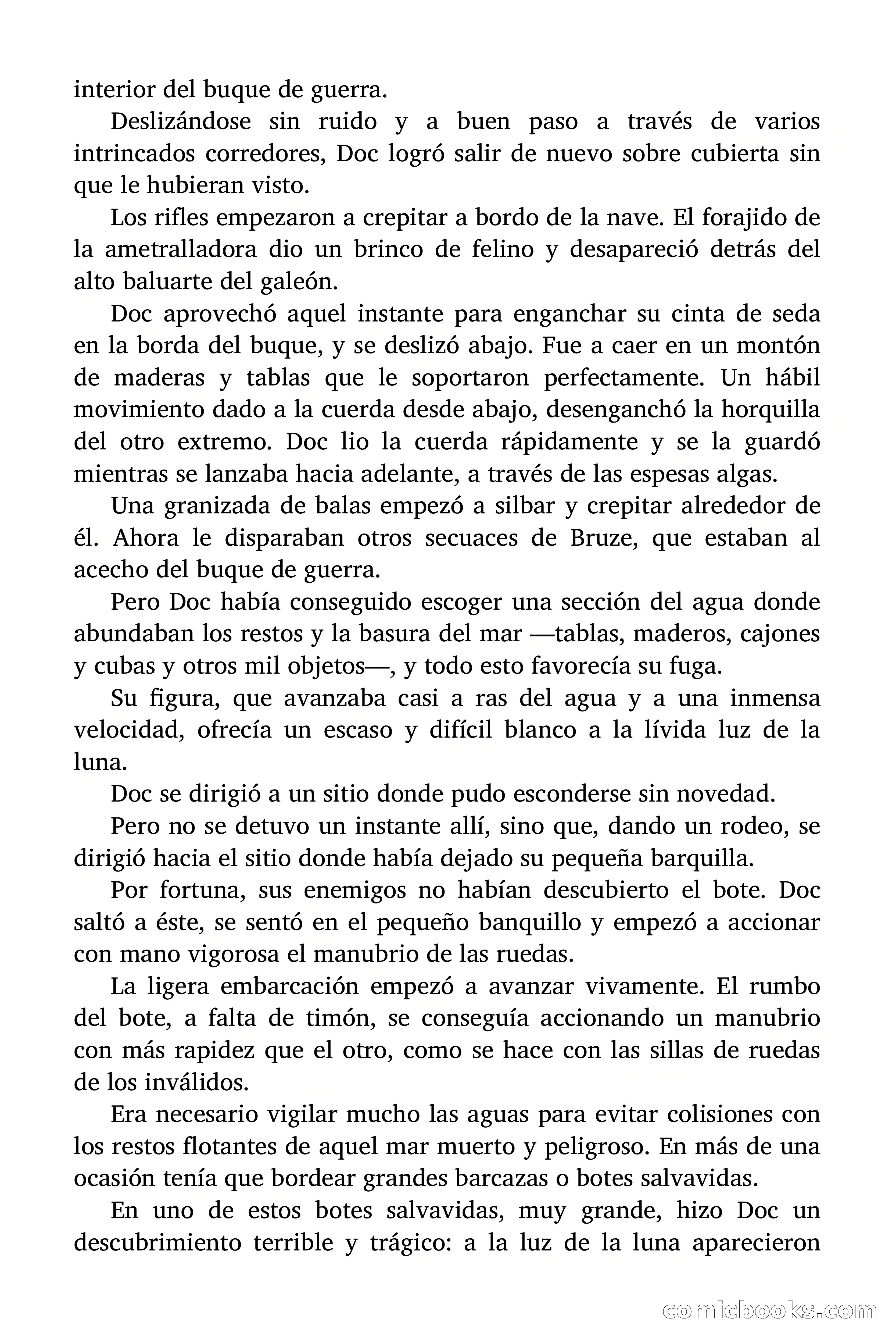 Doc Savage: El ogro del mar de los Sargazos — page 124 of 206