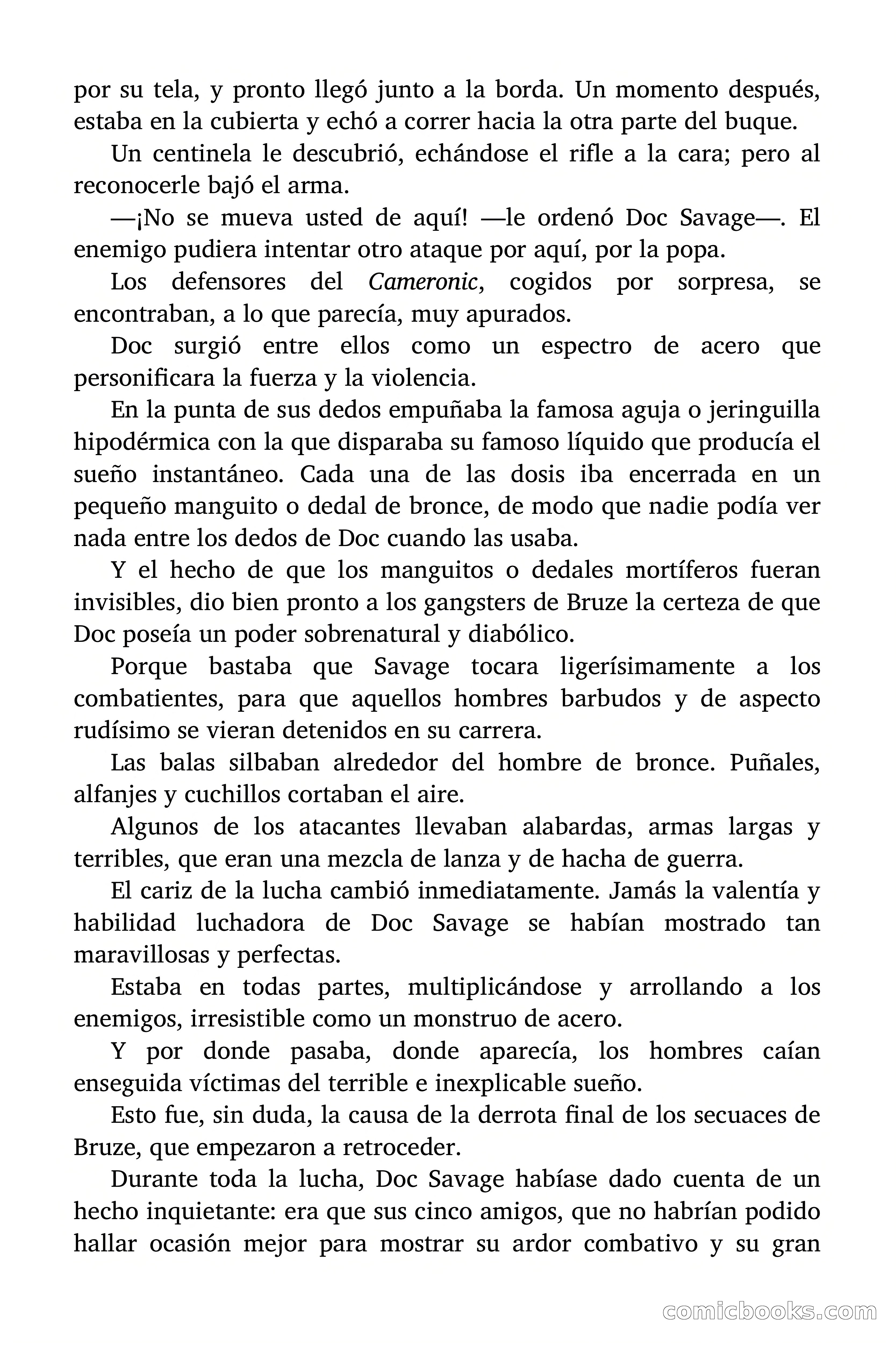 Doc Savage: El ogro del mar de los Sargazos — page 127 of 206