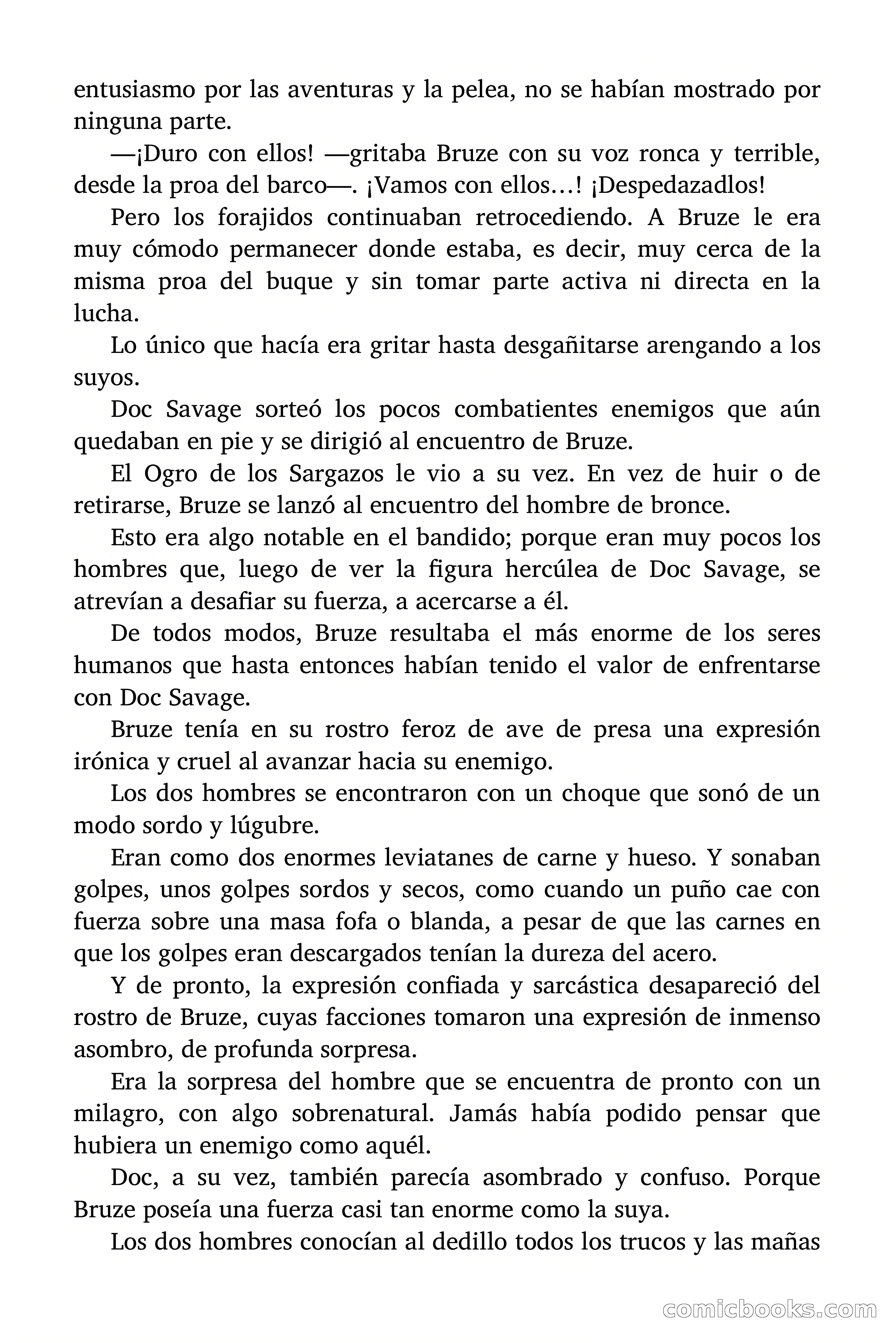 Doc Savage: El ogro del mar de los Sargazos — page 128 of 206