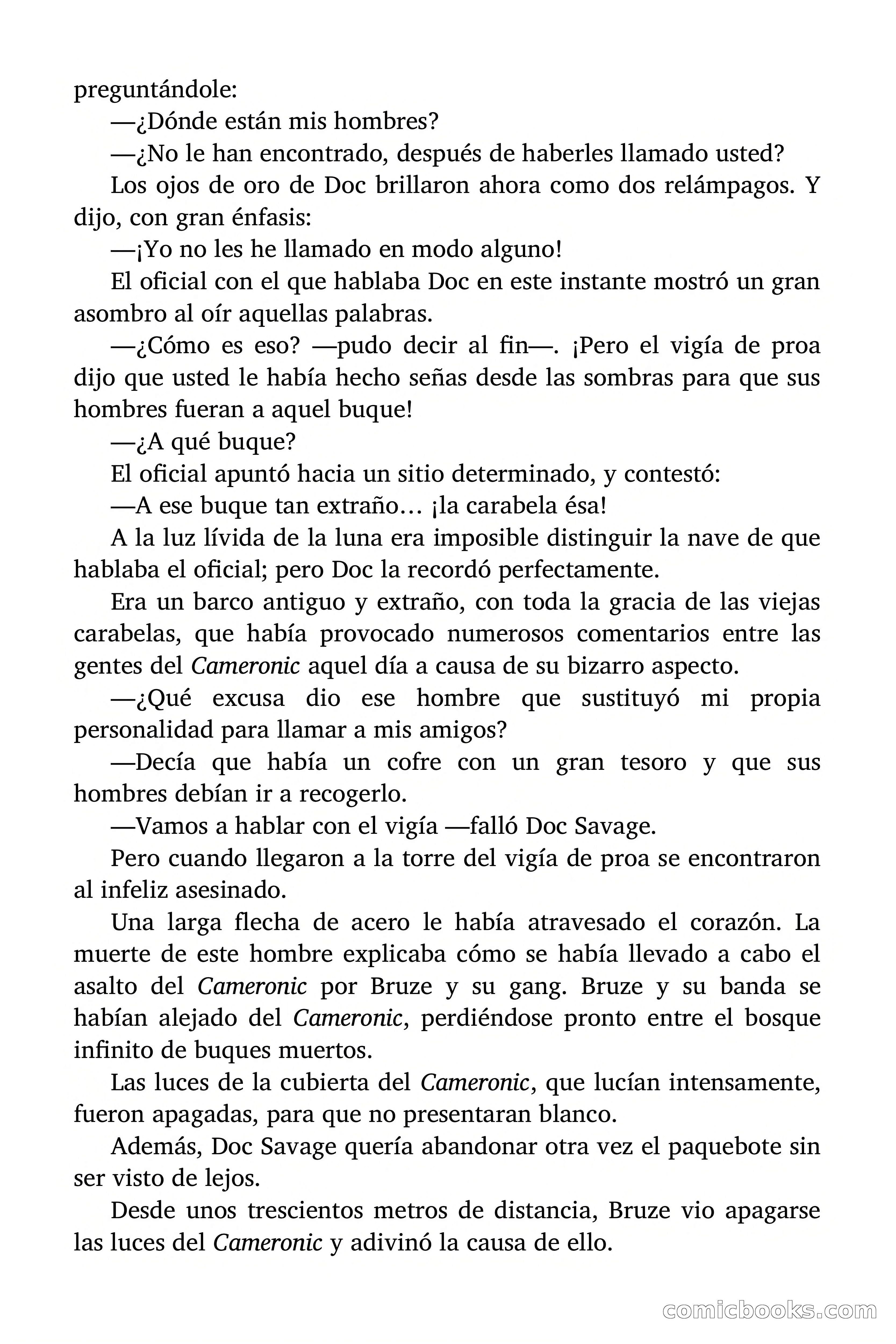 Doc Savage: El ogro del mar de los Sargazos — page 130 of 206