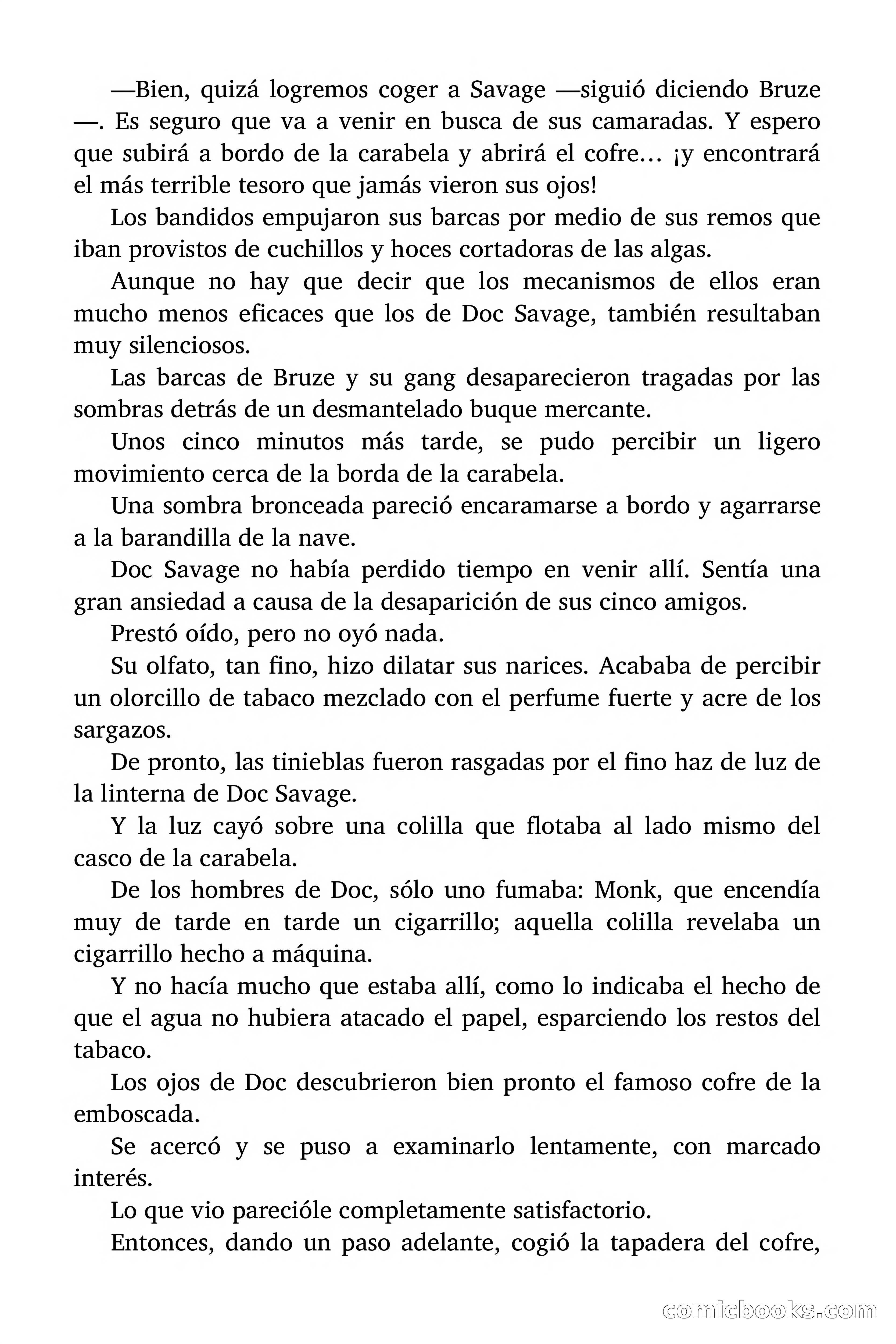 Doc Savage: El ogro del mar de los Sargazos — page 133 of 206