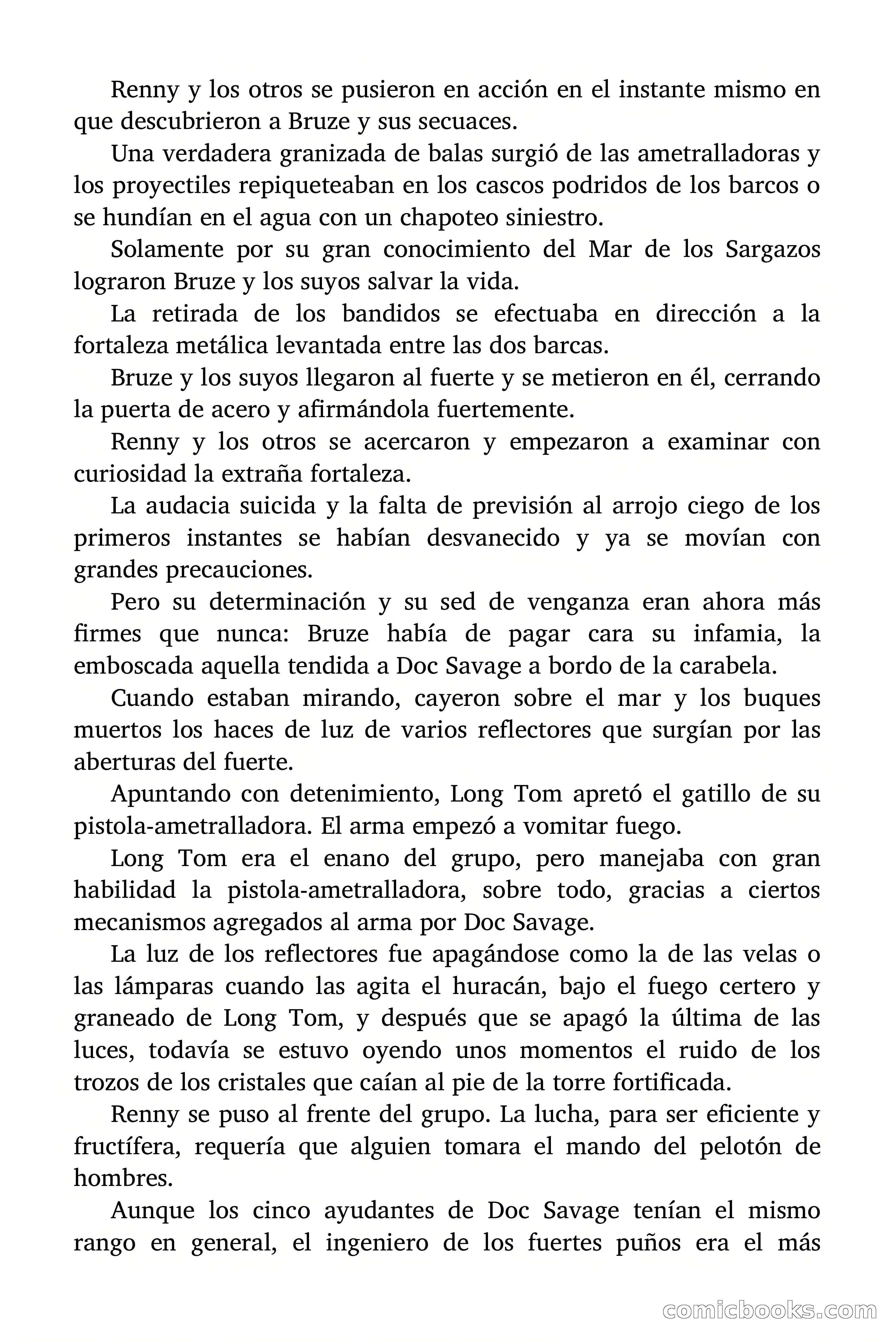 Doc Savage: El ogro del mar de los Sargazos — page 141 of 206
