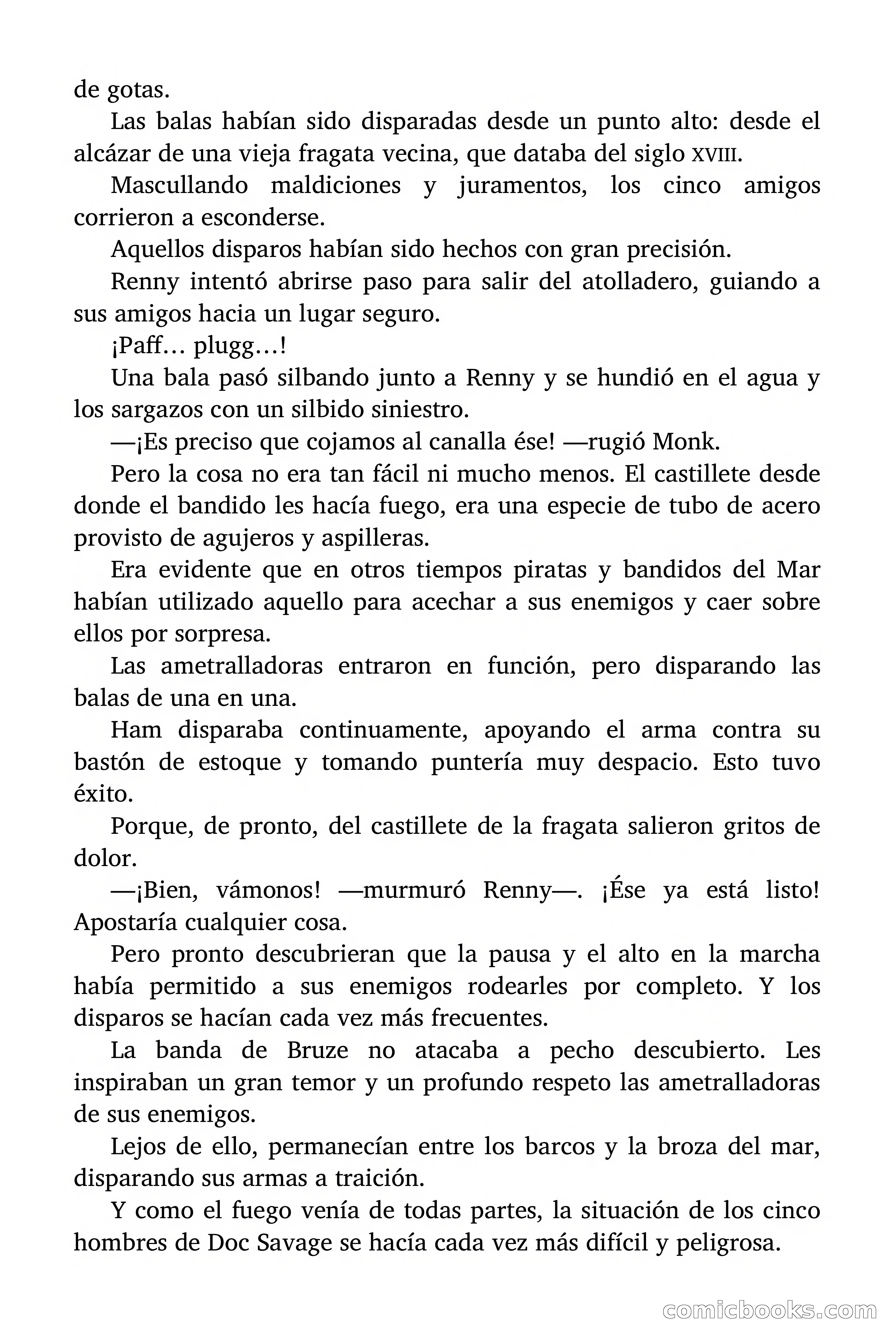 Doc Savage: El ogro del mar de los Sargazos — page 144 of 206