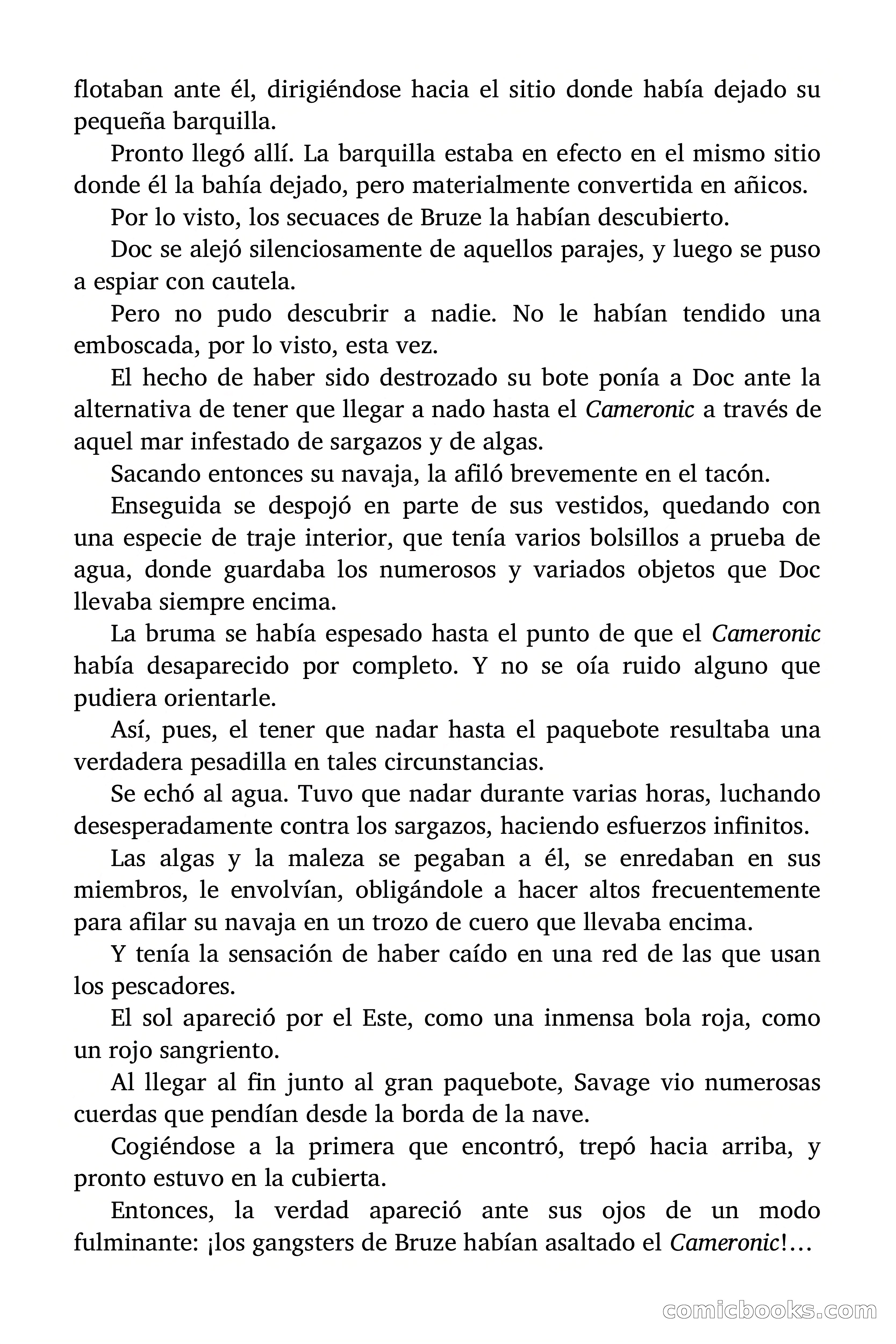 Doc Savage: El ogro del mar de los Sargazos — page 152 of 206