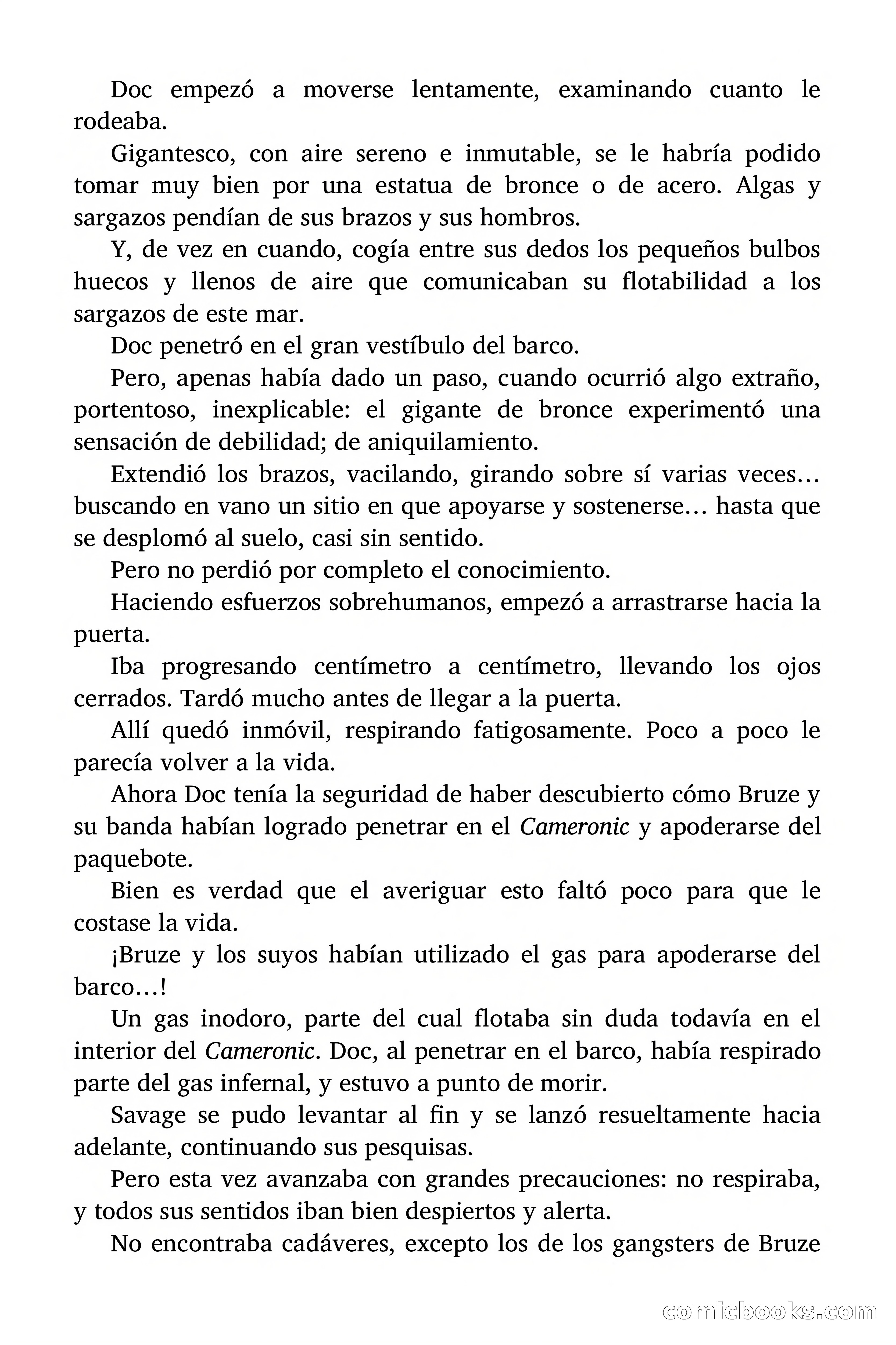 Doc Savage: El ogro del mar de los Sargazos — page 153 of 206