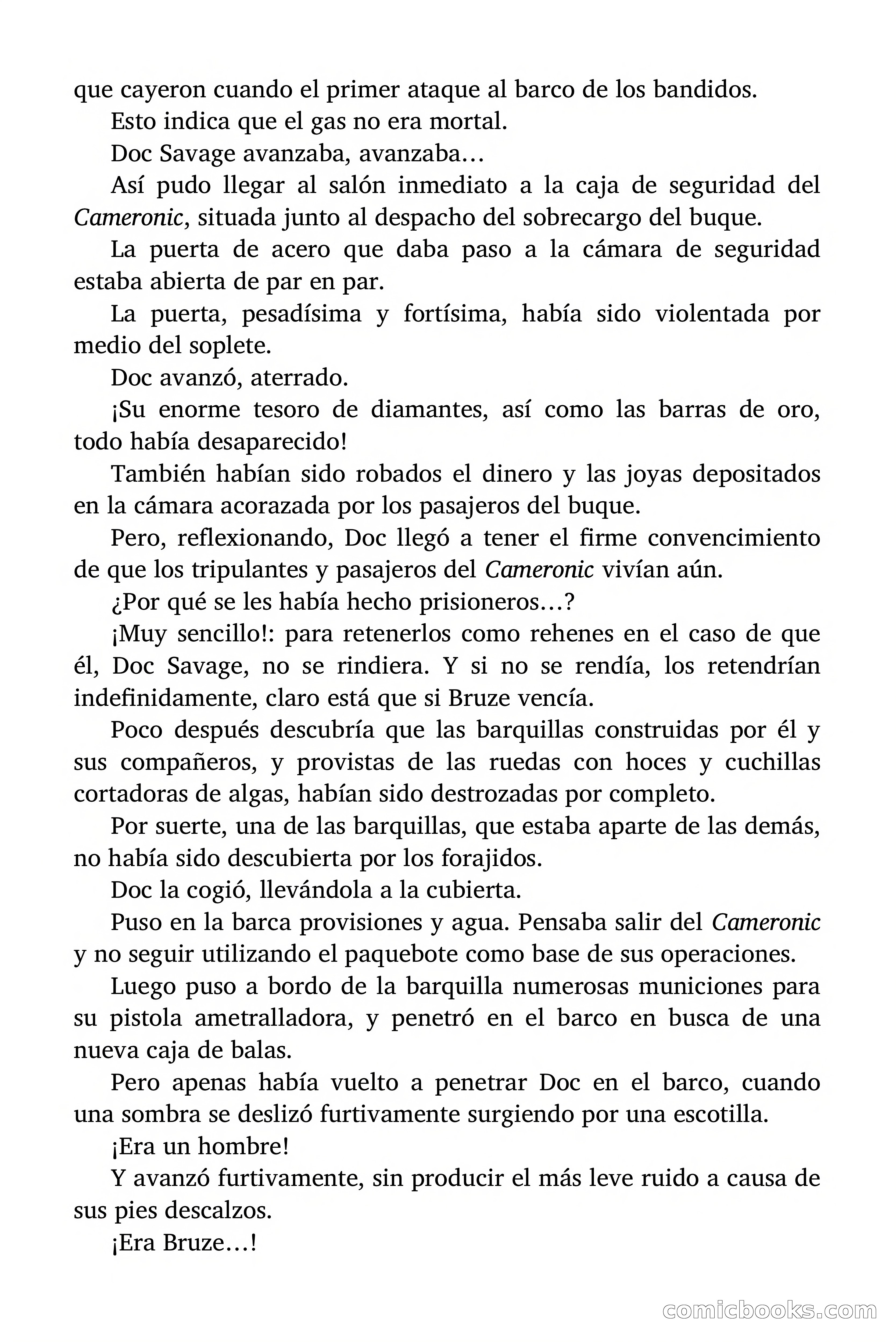 Doc Savage: El ogro del mar de los Sargazos — page 154 of 206