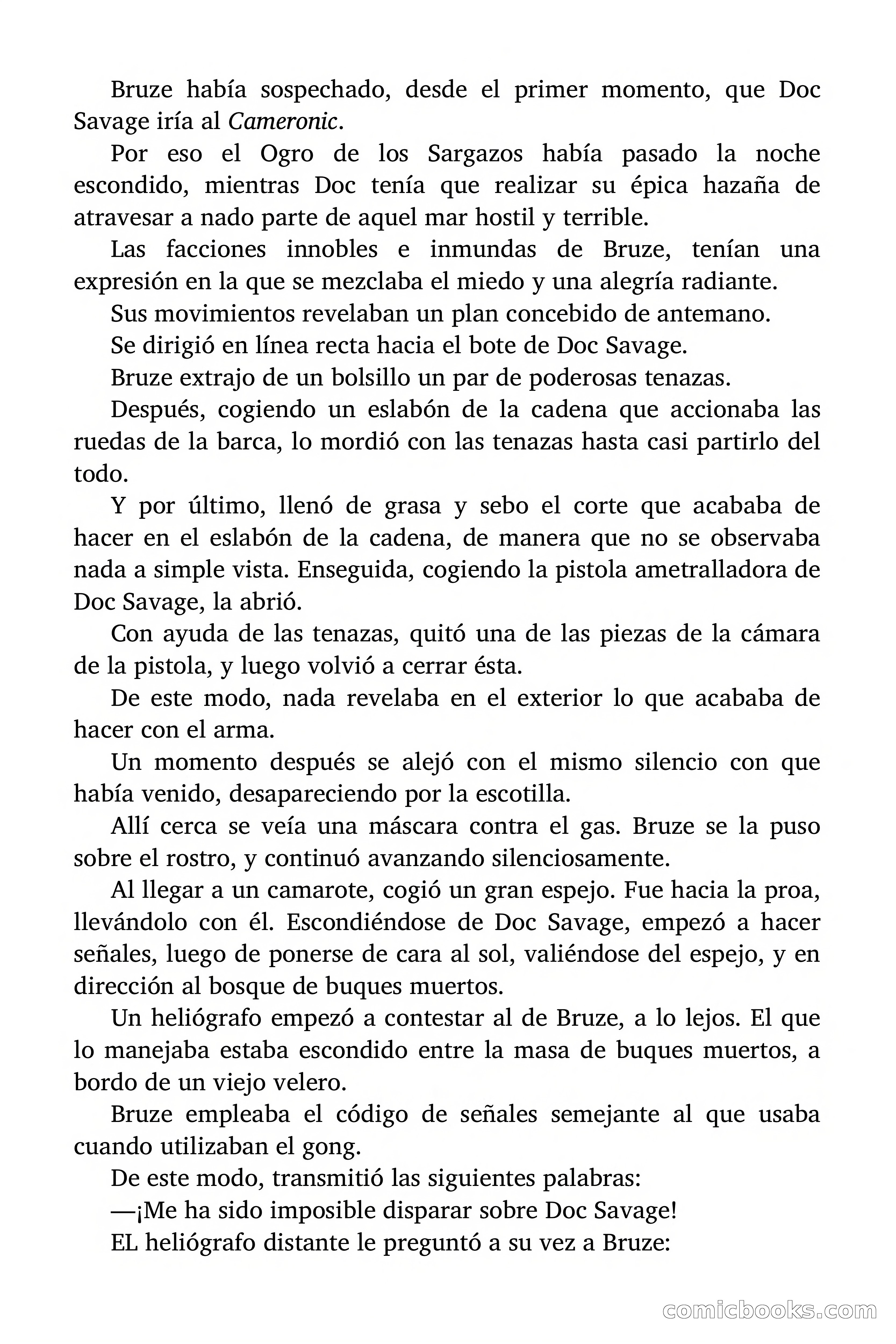 Doc Savage: El ogro del mar de los Sargazos — page 155 of 206