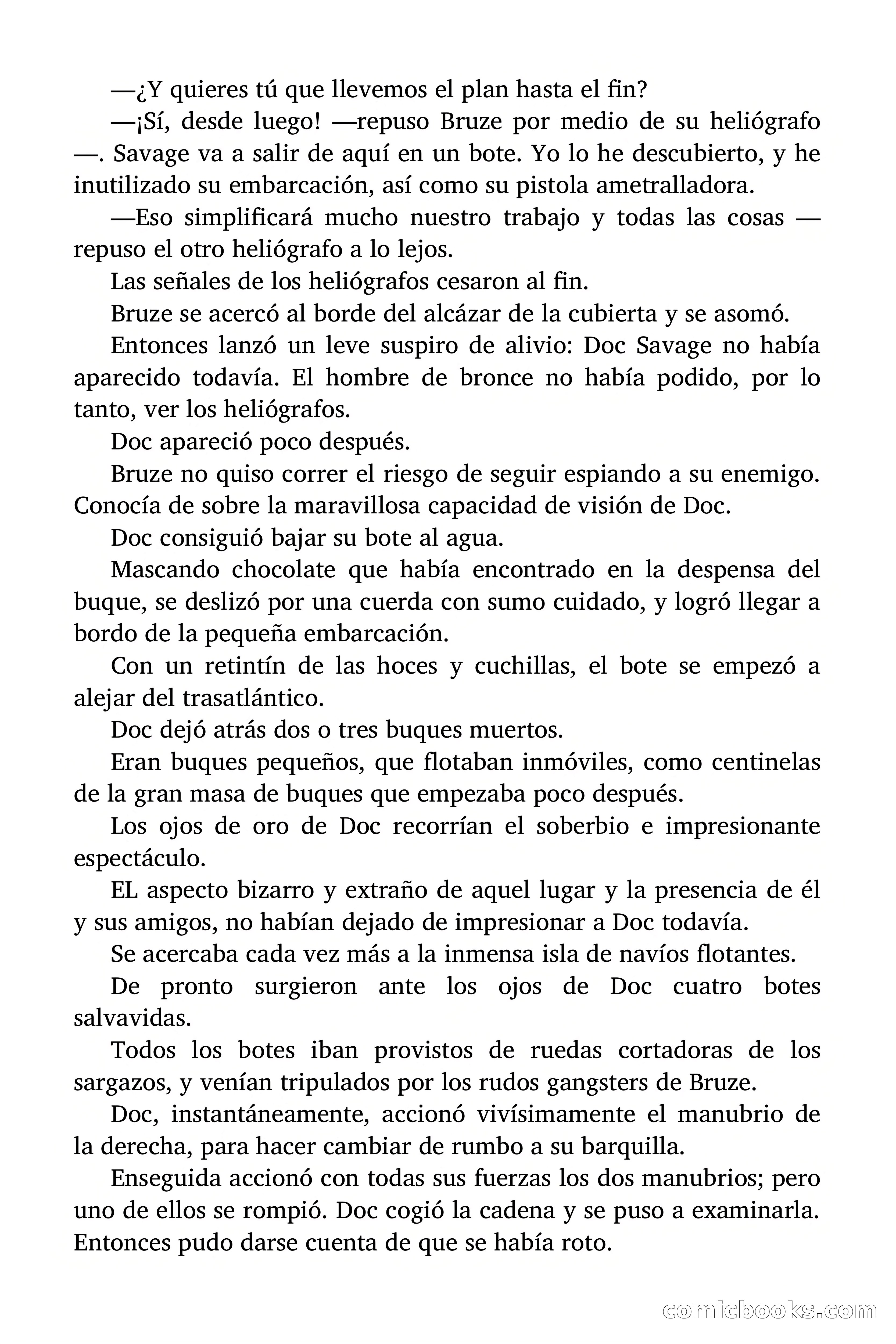Doc Savage: El ogro del mar de los Sargazos — page 156 of 206