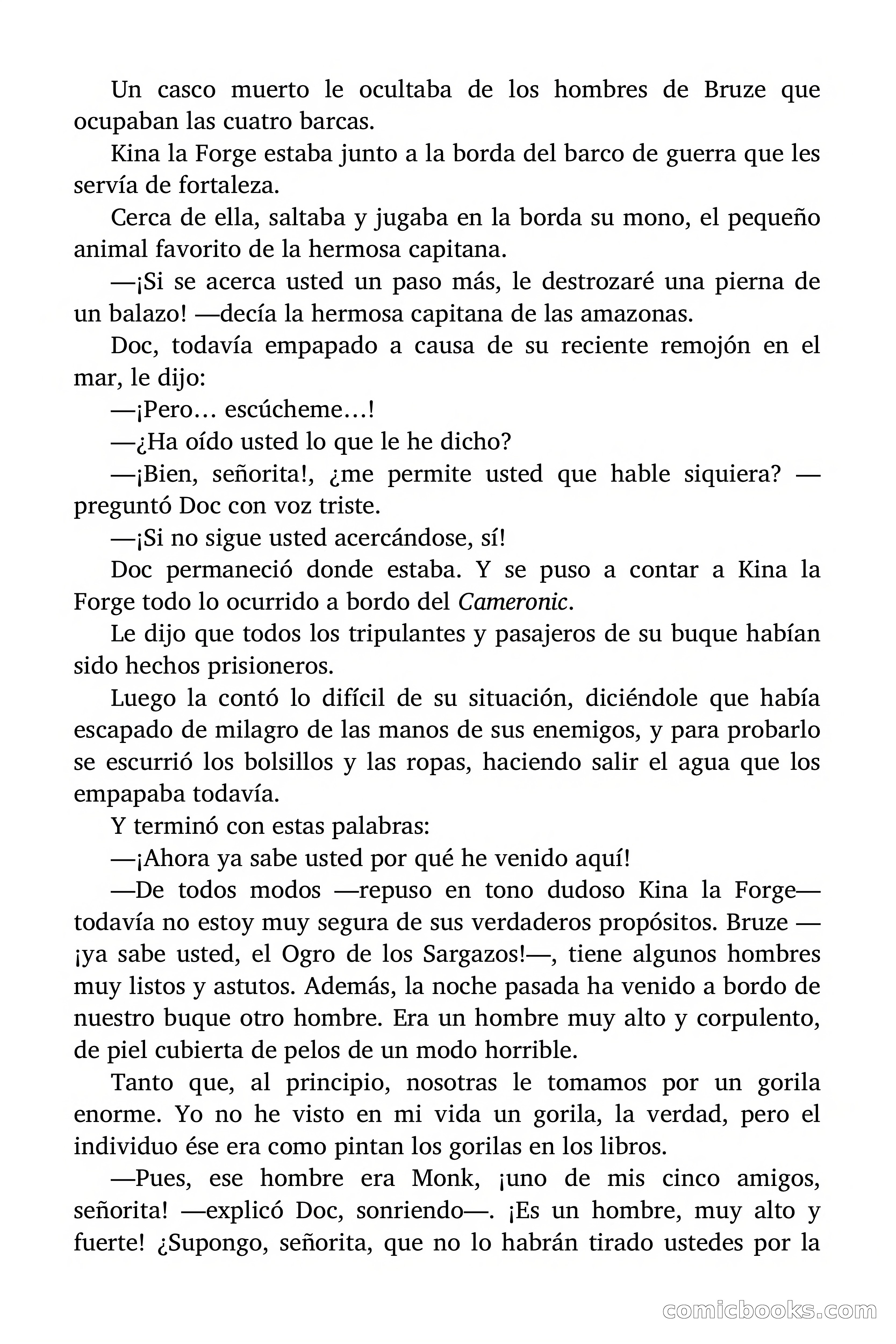 Doc Savage: El ogro del mar de los Sargazos — page 159 of 206