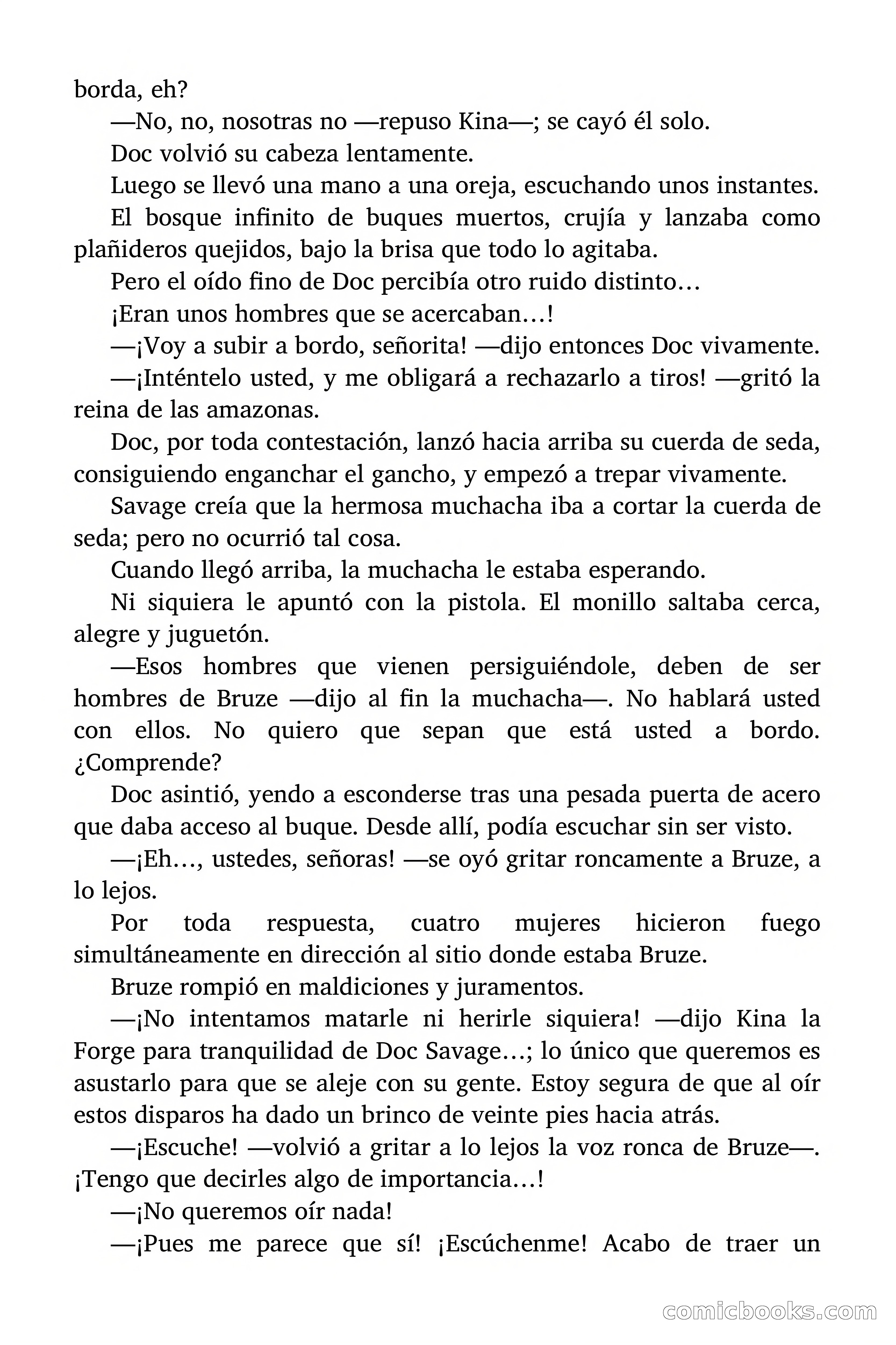 Doc Savage: El ogro del mar de los Sargazos — page 160 of 206