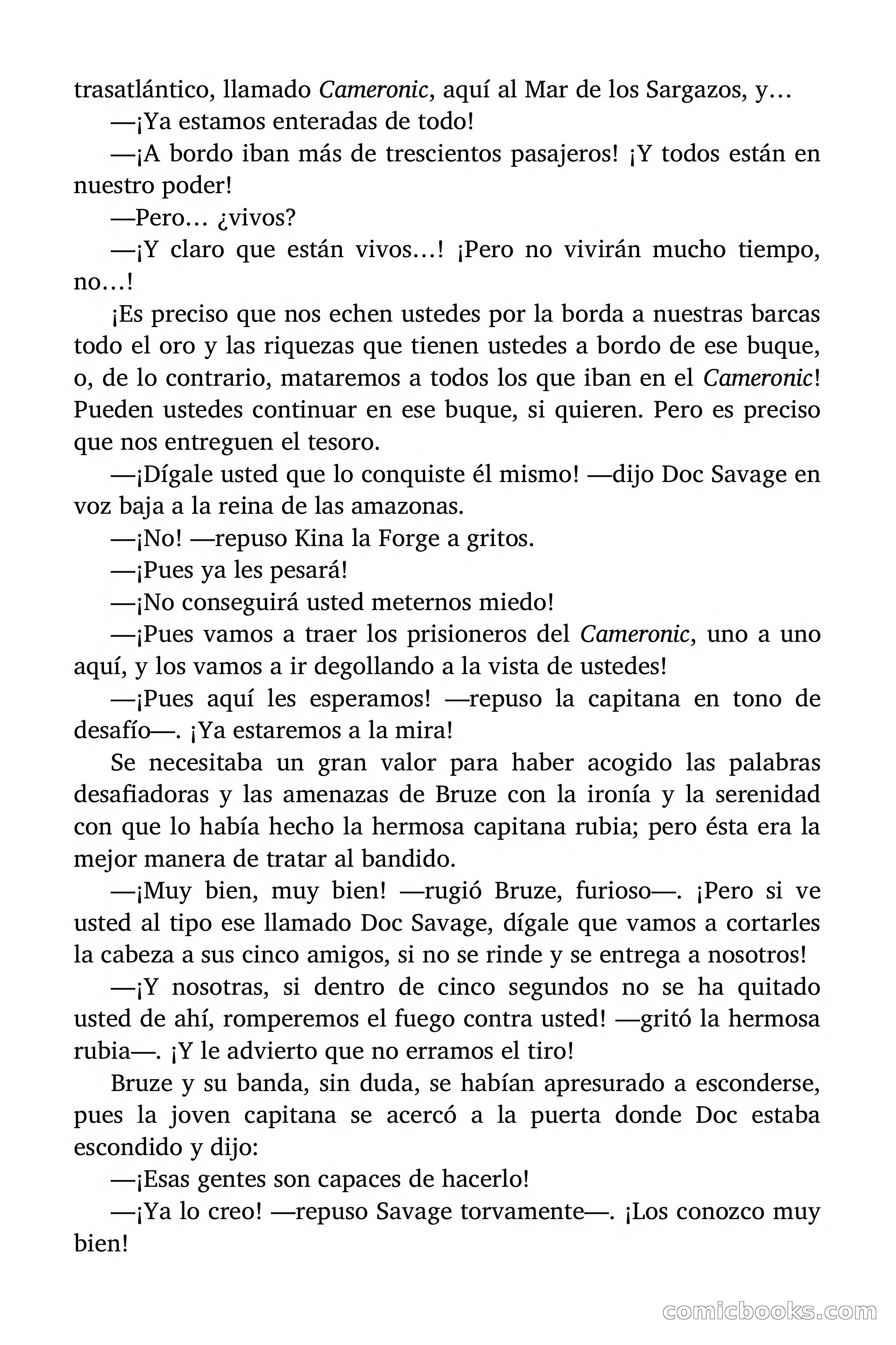 Doc Savage: El ogro del mar de los Sargazos — page 161 of 206