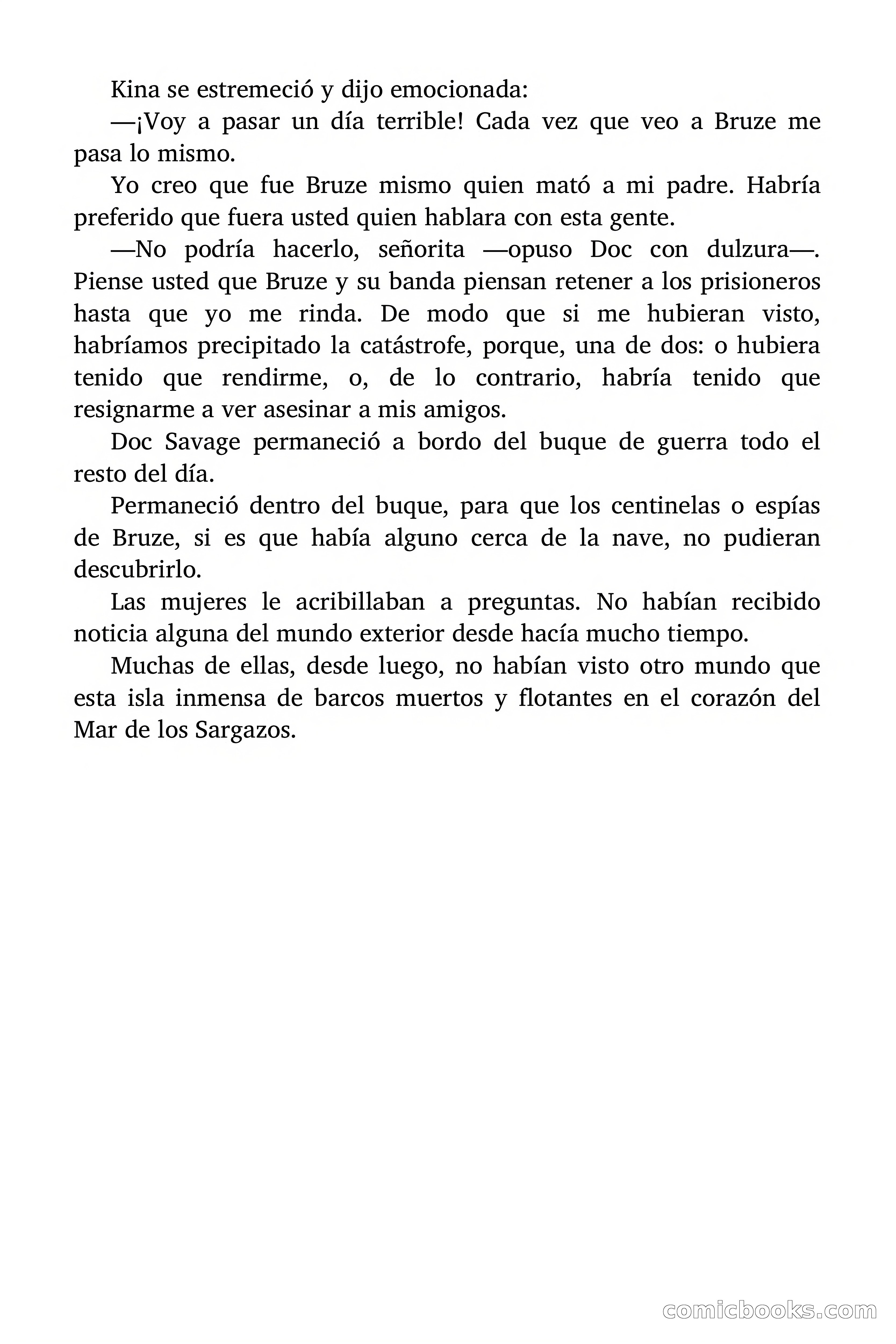 Doc Savage: El ogro del mar de los Sargazos — page 162 of 206