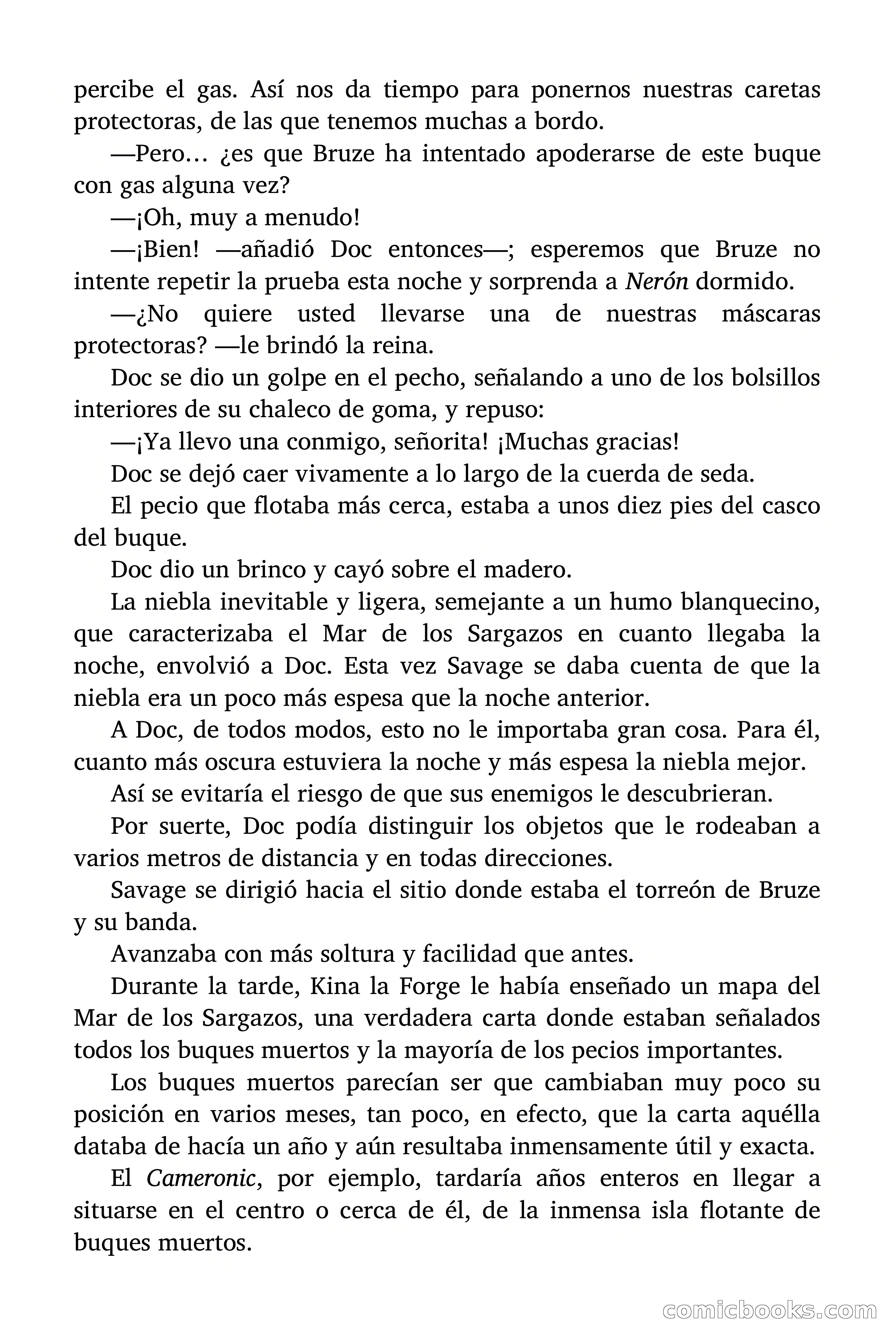 Doc Savage: El ogro del mar de los Sargazos — page 164 of 206