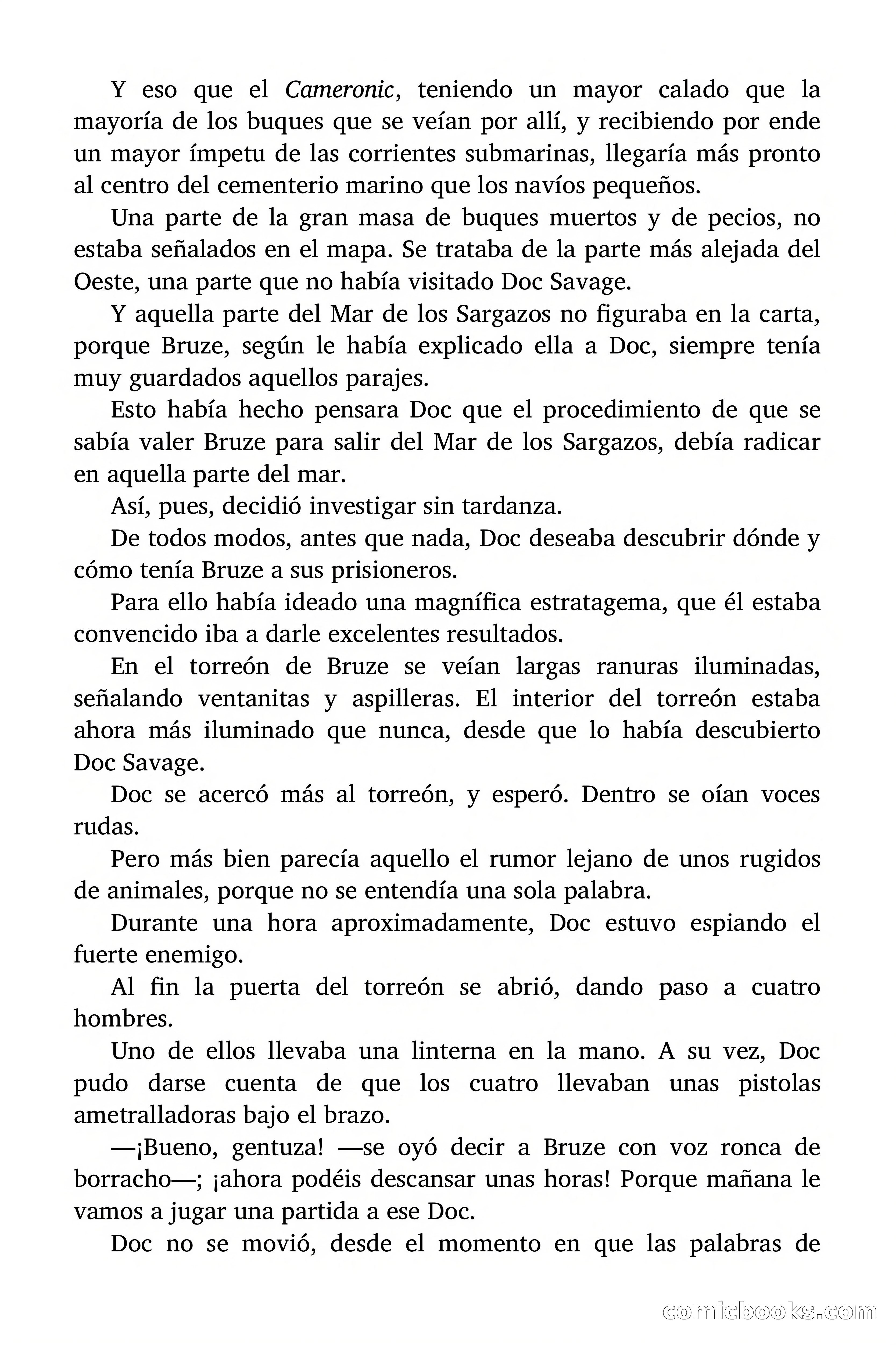 Doc Savage: El ogro del mar de los Sargazos — page 165 of 206
