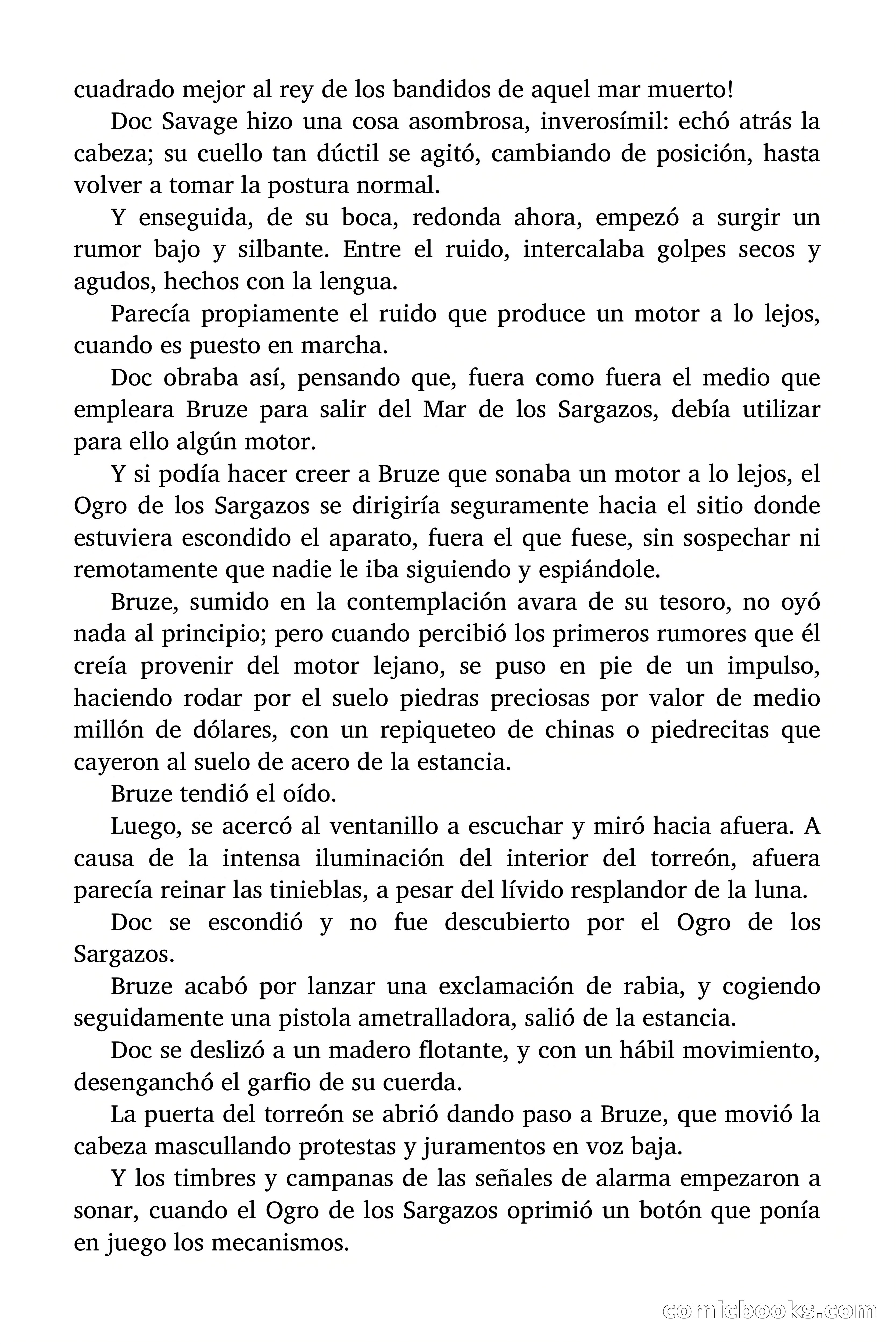 Doc Savage: El ogro del mar de los Sargazos — page 168 of 206