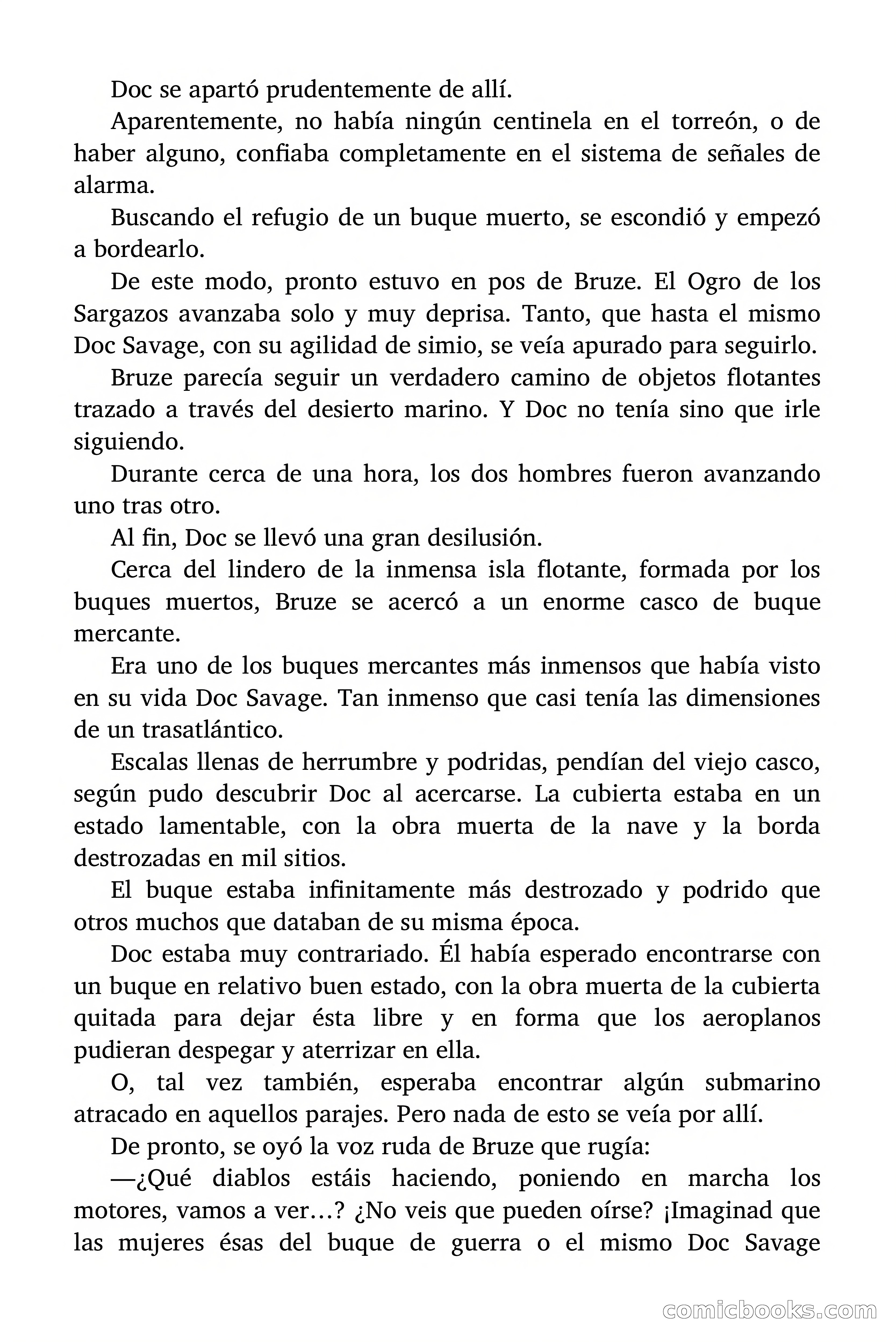 Doc Savage: El ogro del mar de los Sargazos — page 169 of 206