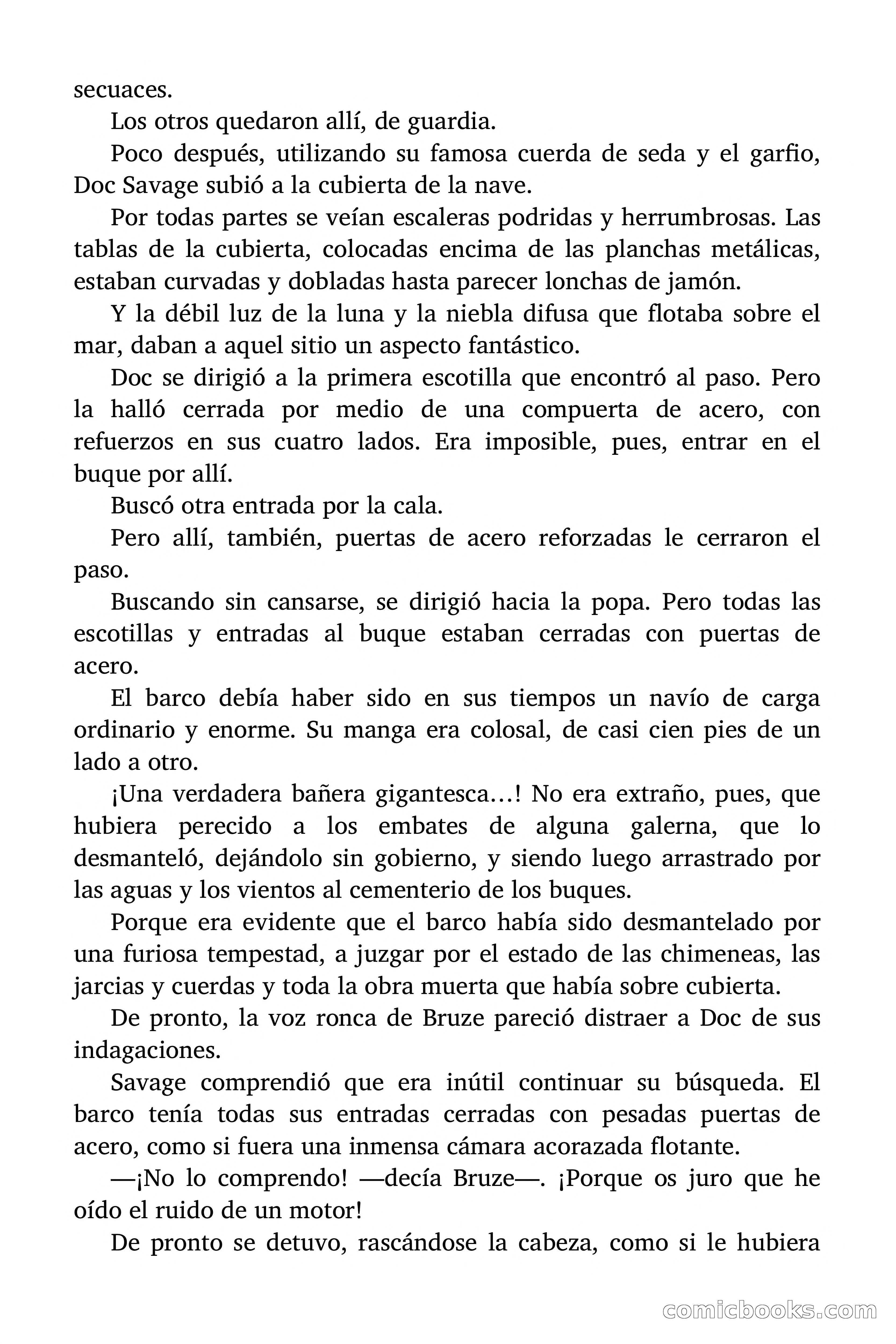 Doc Savage: El ogro del mar de los Sargazos — page 171 of 206