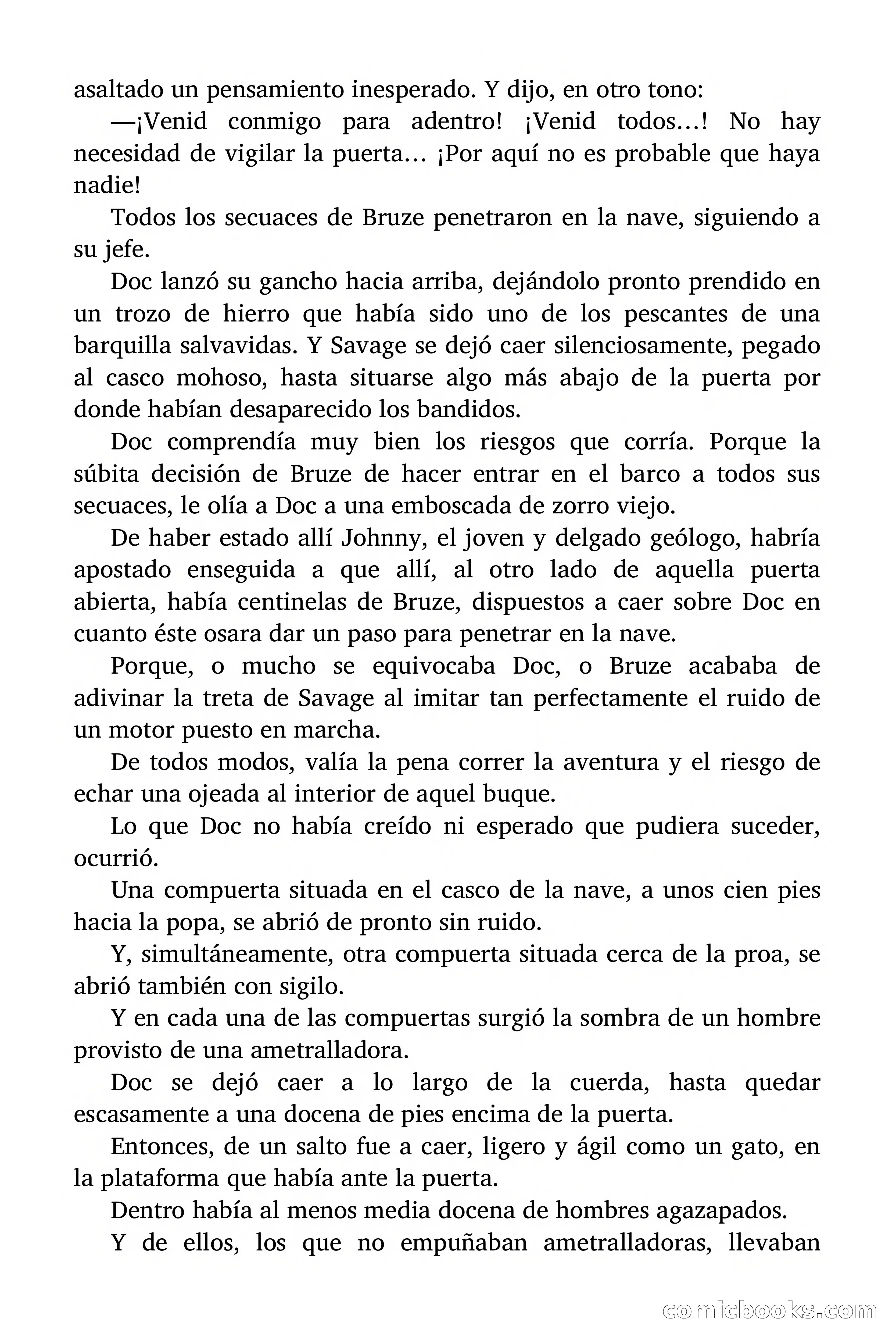 Doc Savage: El ogro del mar de los Sargazos — page 172 of 206