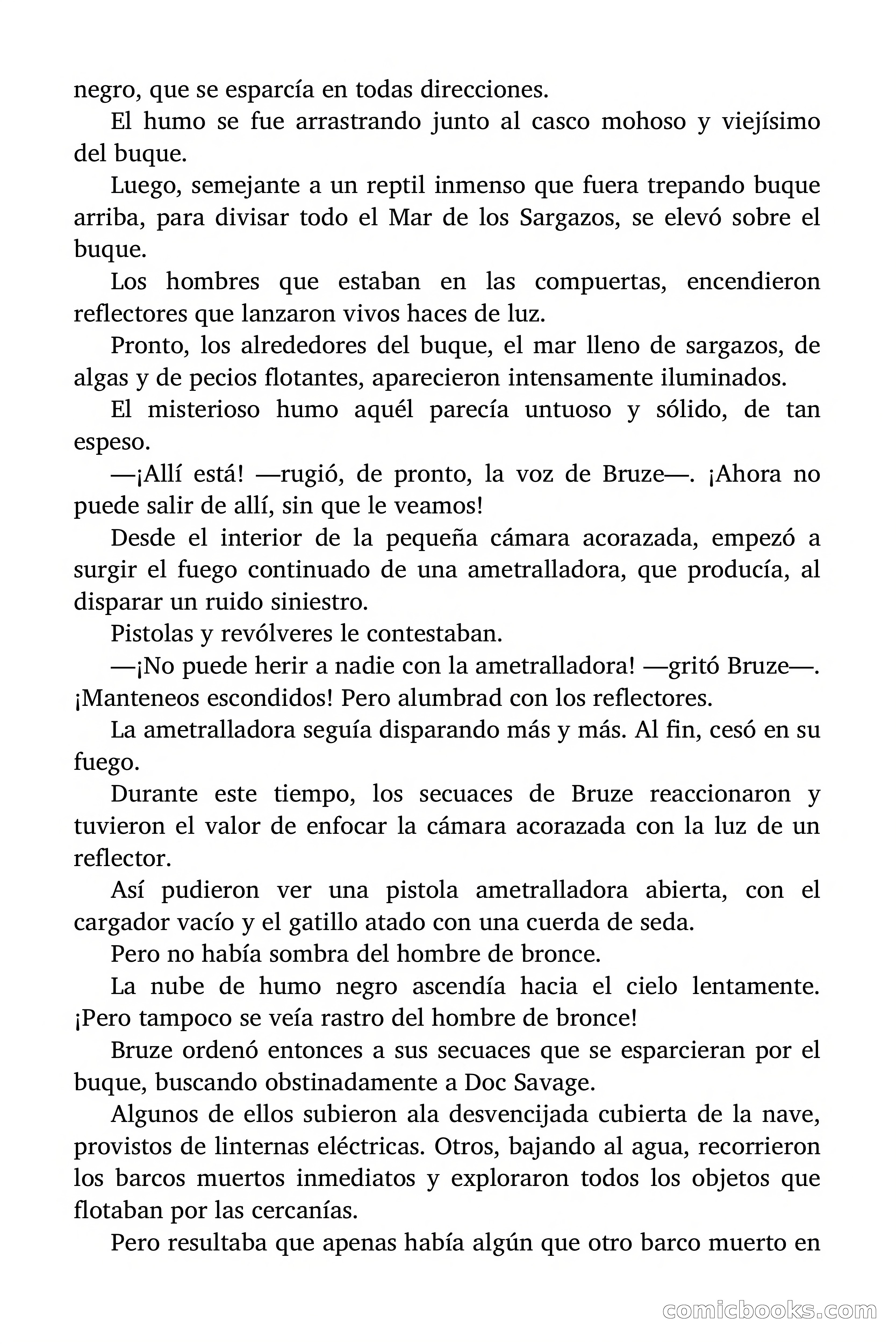Doc Savage: El ogro del mar de los Sargazos — page 176 of 206