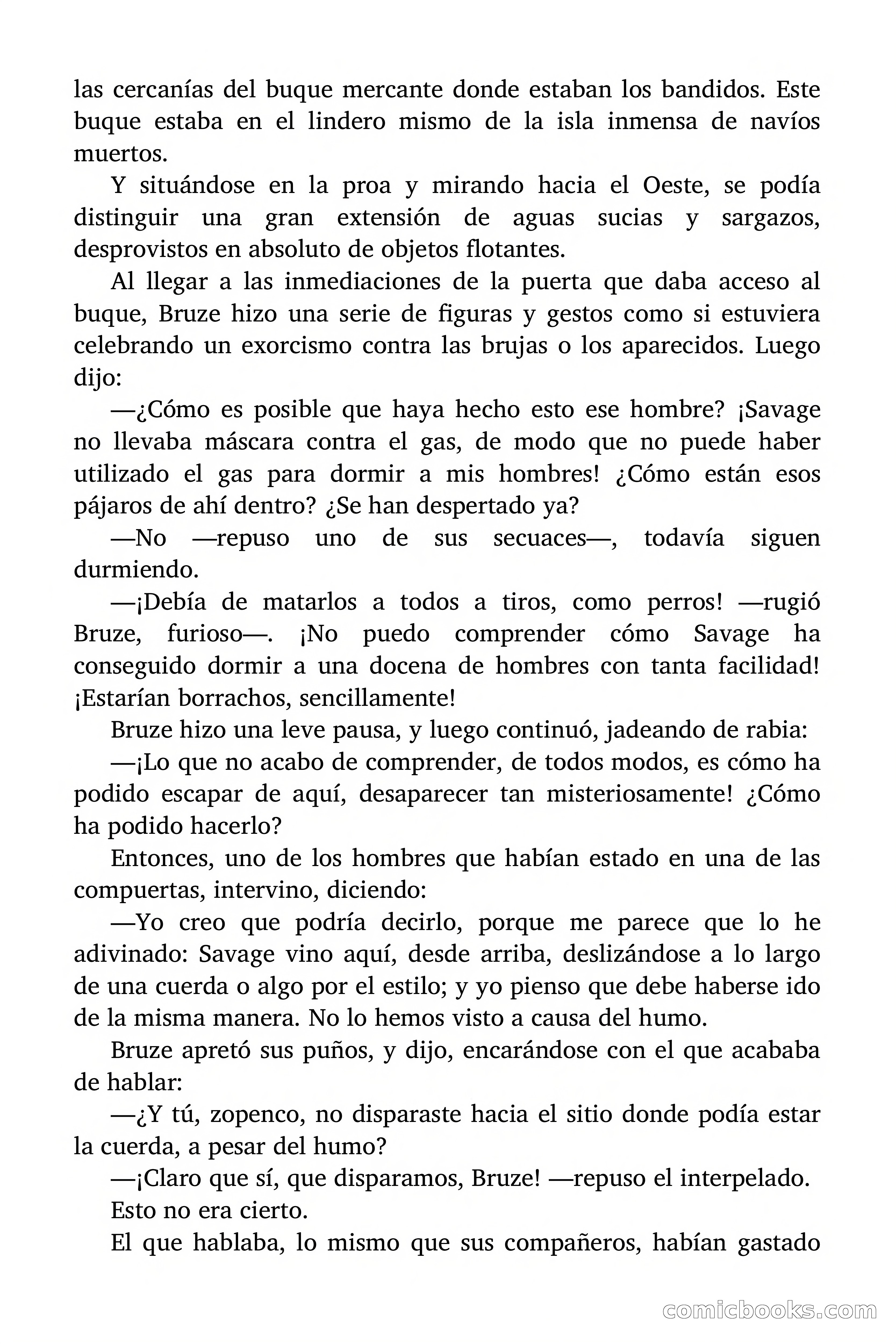 Doc Savage: El ogro del mar de los Sargazos — page 177 of 206