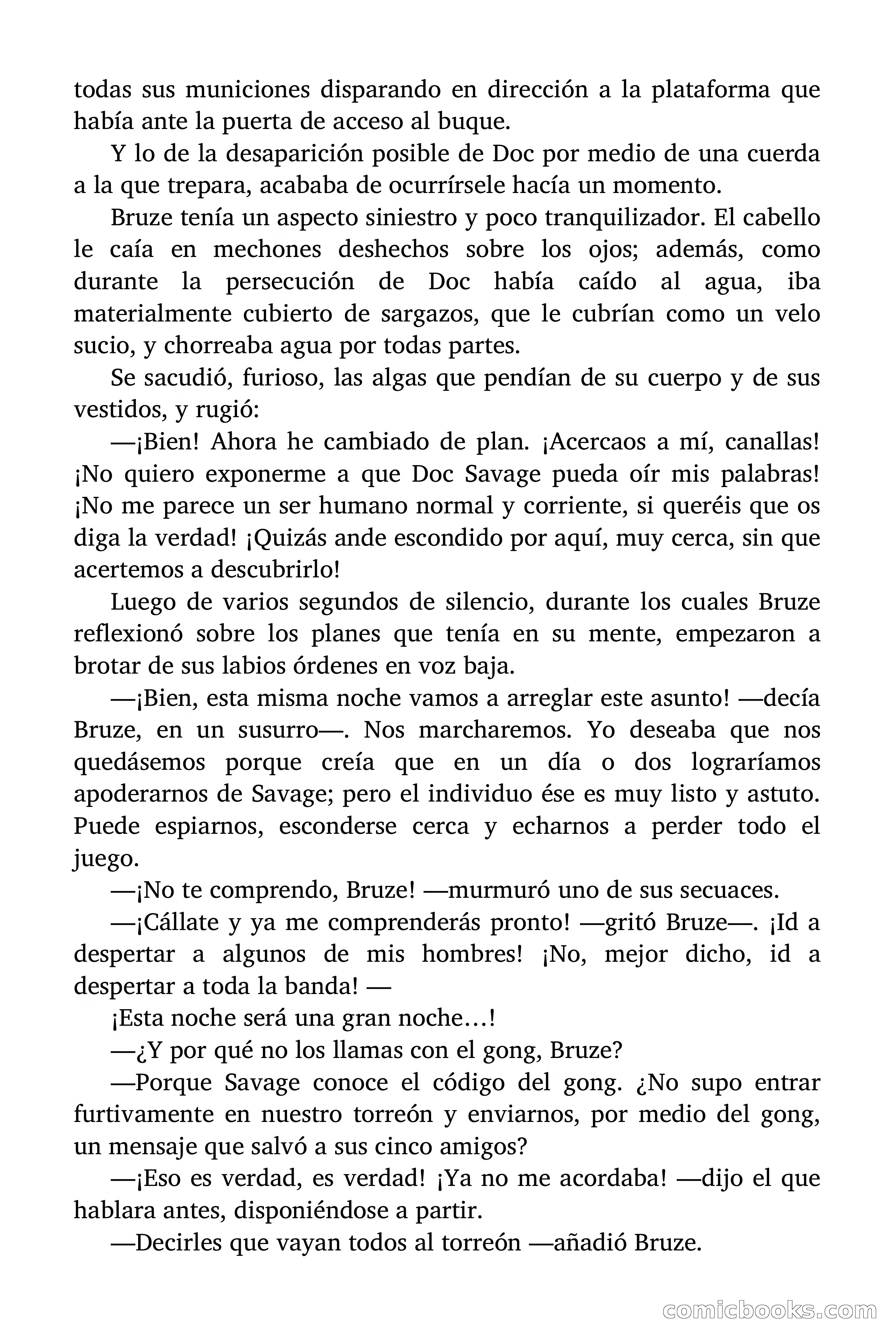 Doc Savage: El ogro del mar de los Sargazos — page 178 of 206
