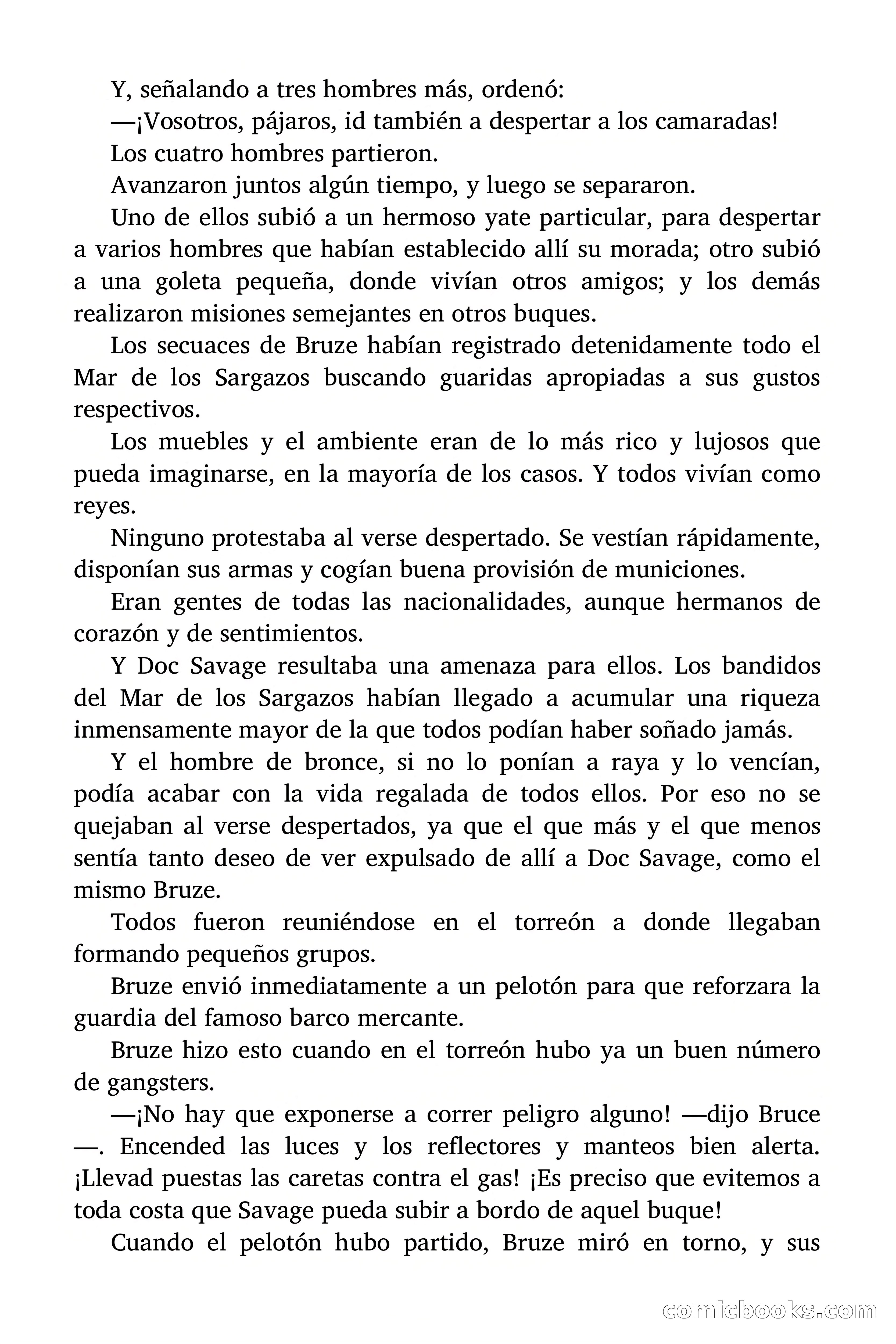 Doc Savage: El ogro del mar de los Sargazos — page 179 of 206