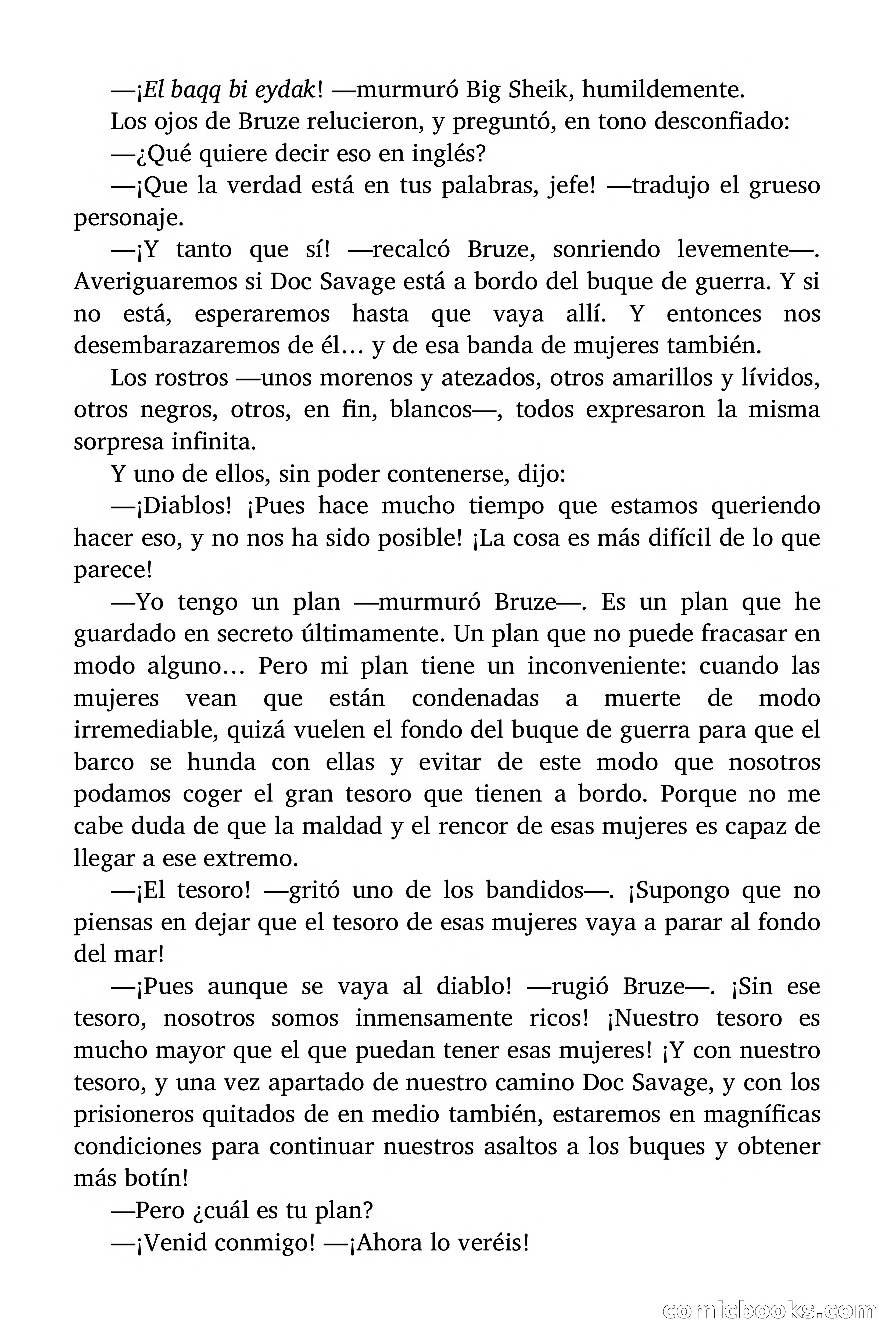 Doc Savage: El ogro del mar de los Sargazos — page 182 of 206