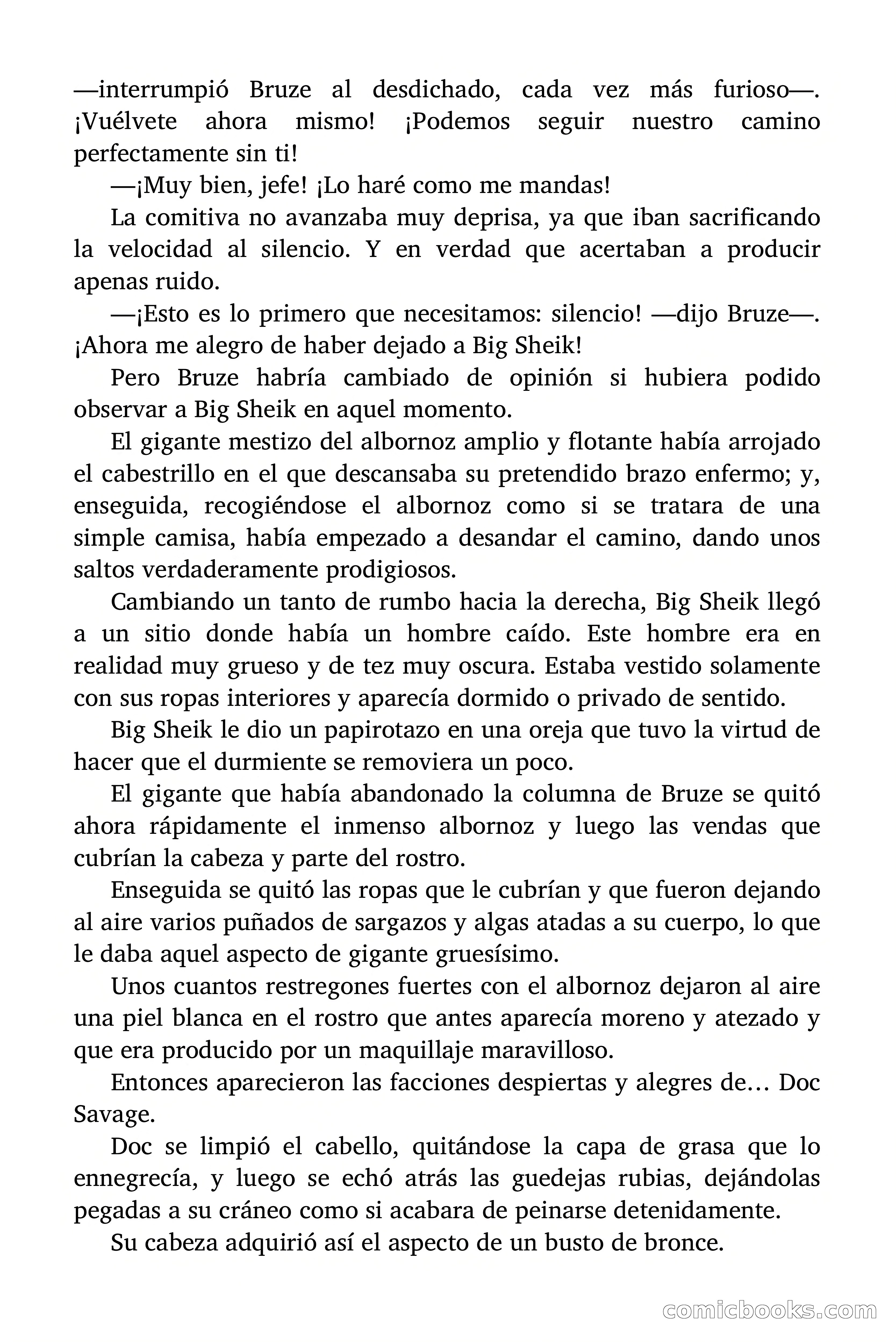 Doc Savage: El ogro del mar de los Sargazos — page 184 of 206