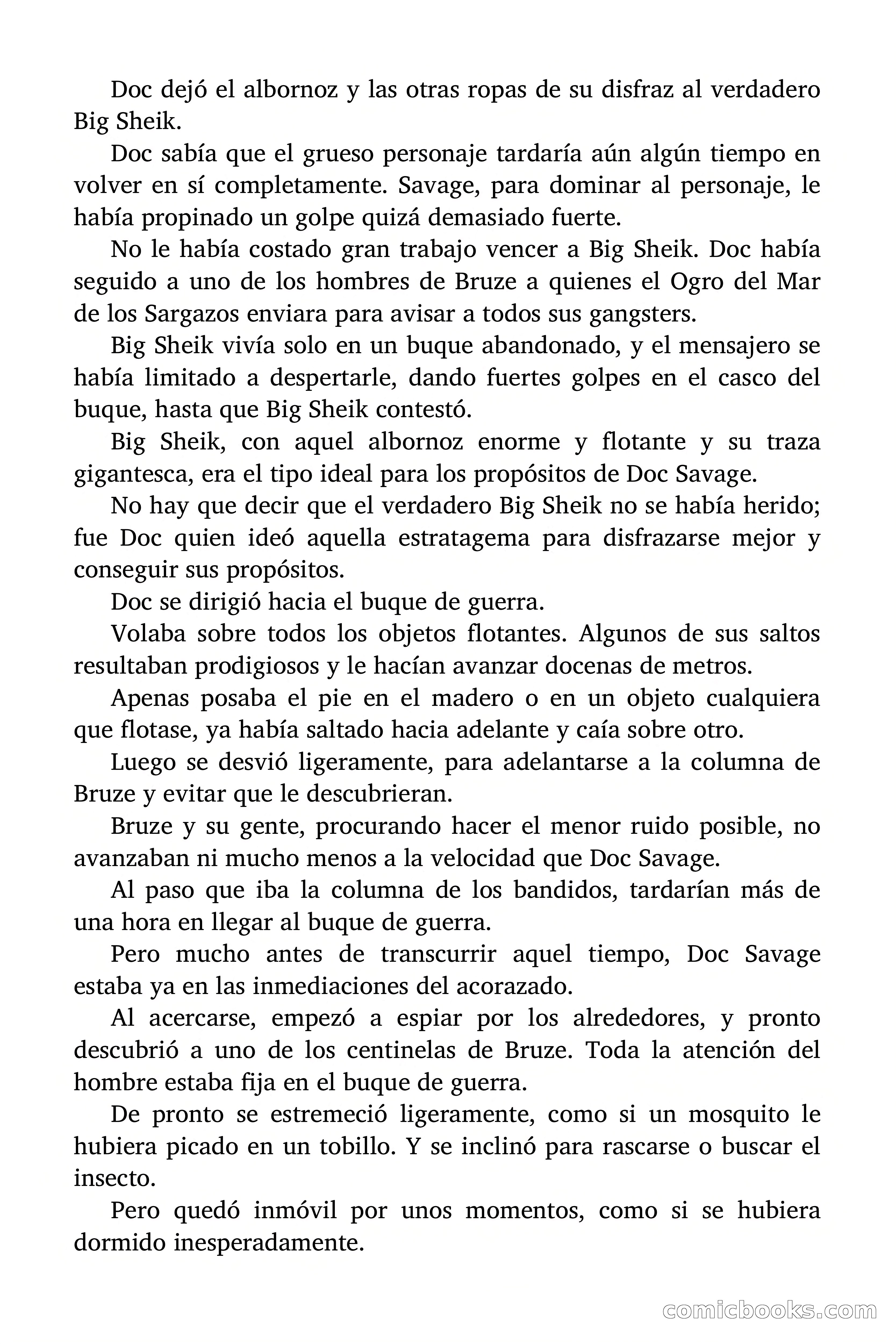 Doc Savage: El ogro del mar de los Sargazos — page 185 of 206