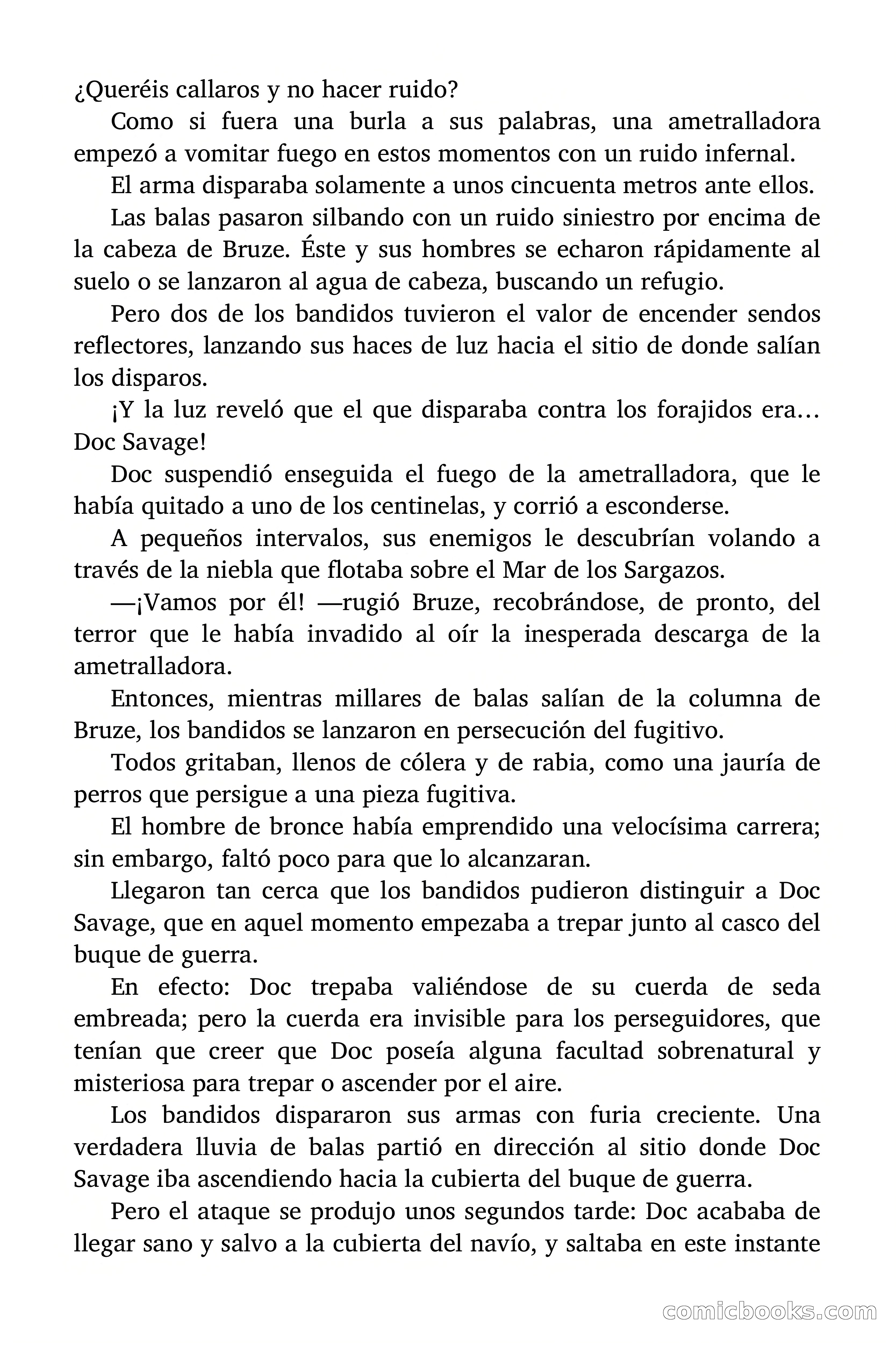 Doc Savage: El ogro del mar de los Sargazos — page 187 of 206