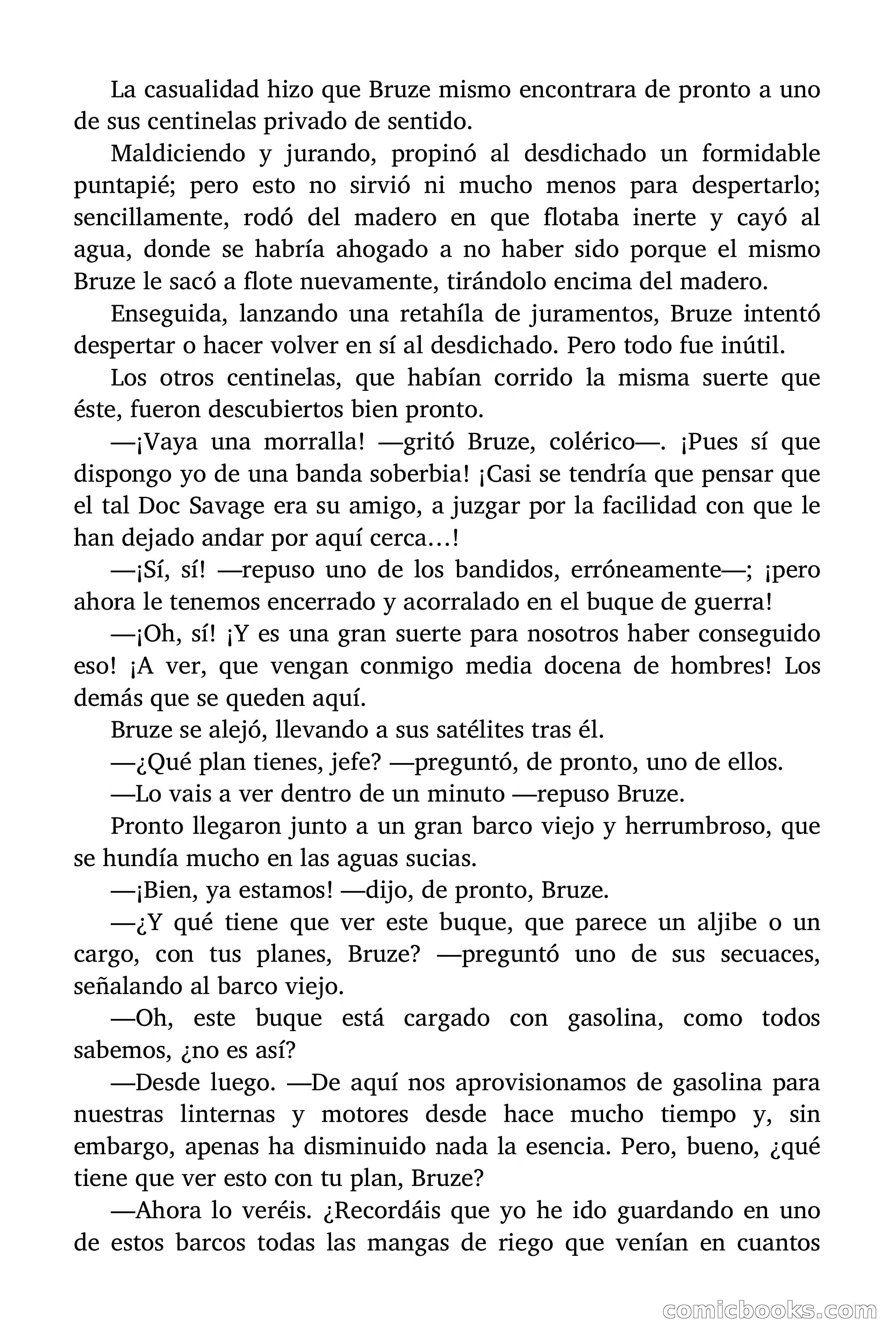 Doc Savage: El ogro del mar de los Sargazos — page 189 of 206