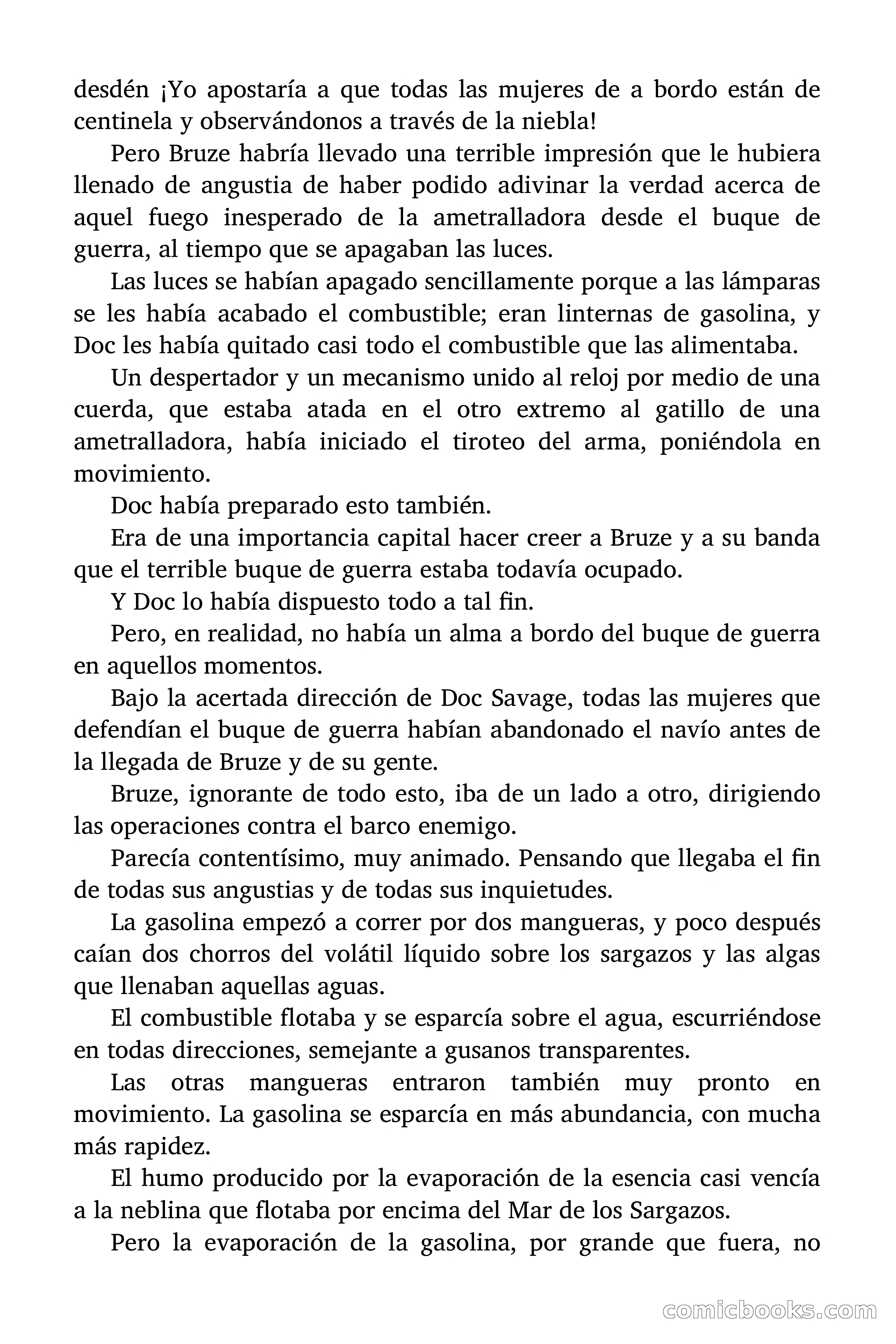 Doc Savage: El ogro del mar de los Sargazos — page 191 of 206