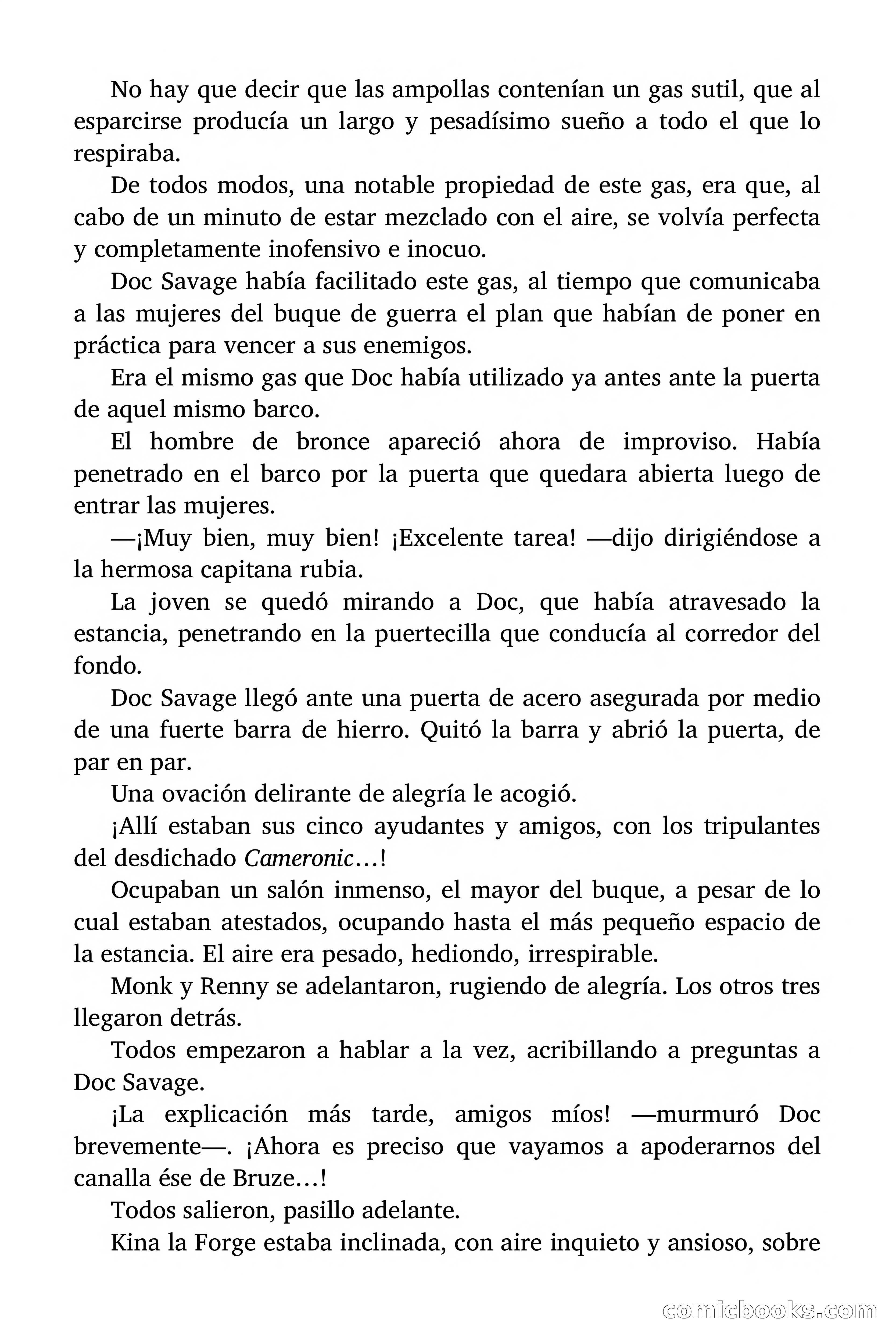 Doc Savage: El ogro del mar de los Sargazos — page 196 of 206