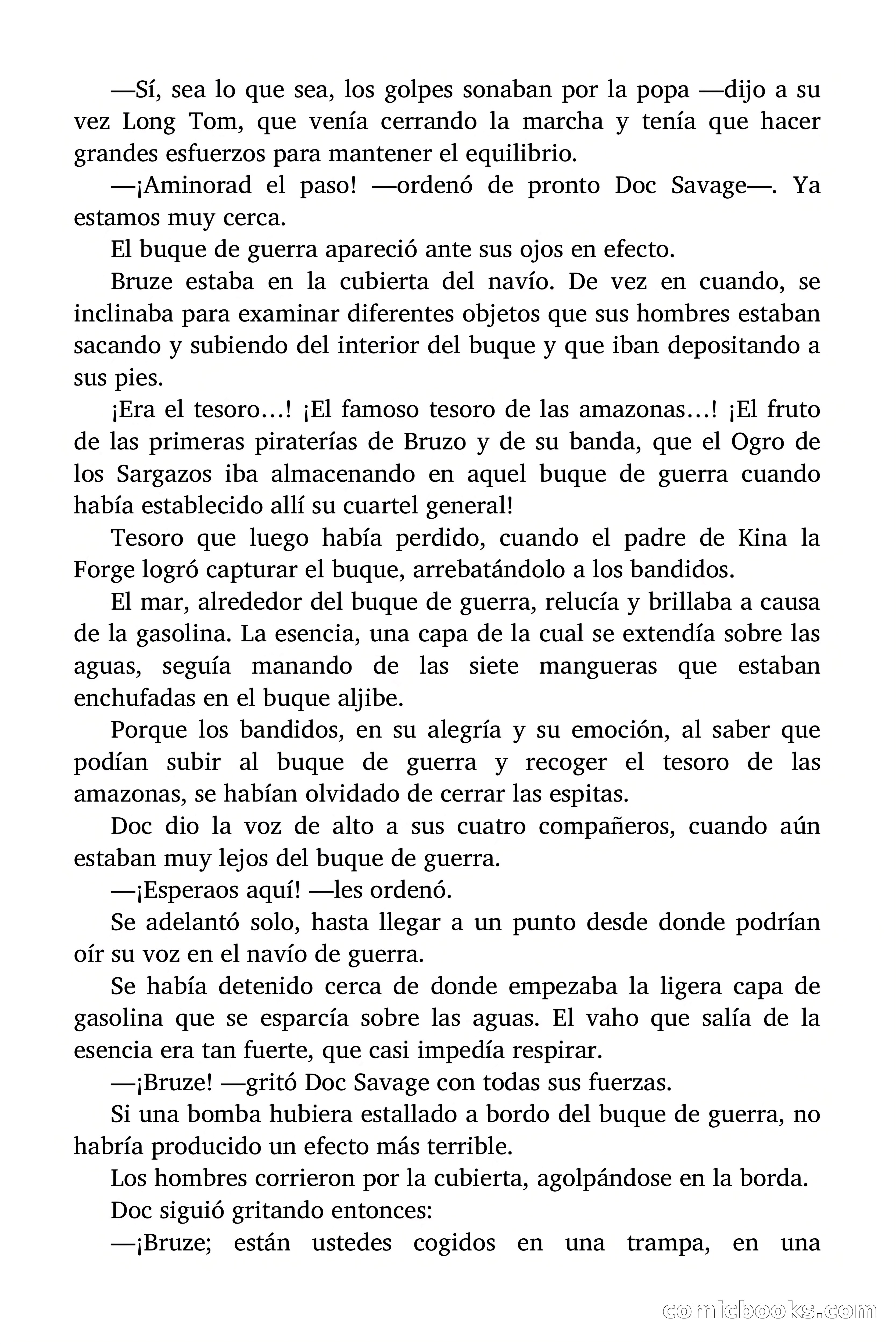 Doc Savage: El ogro del mar de los Sargazos — page 198 of 206