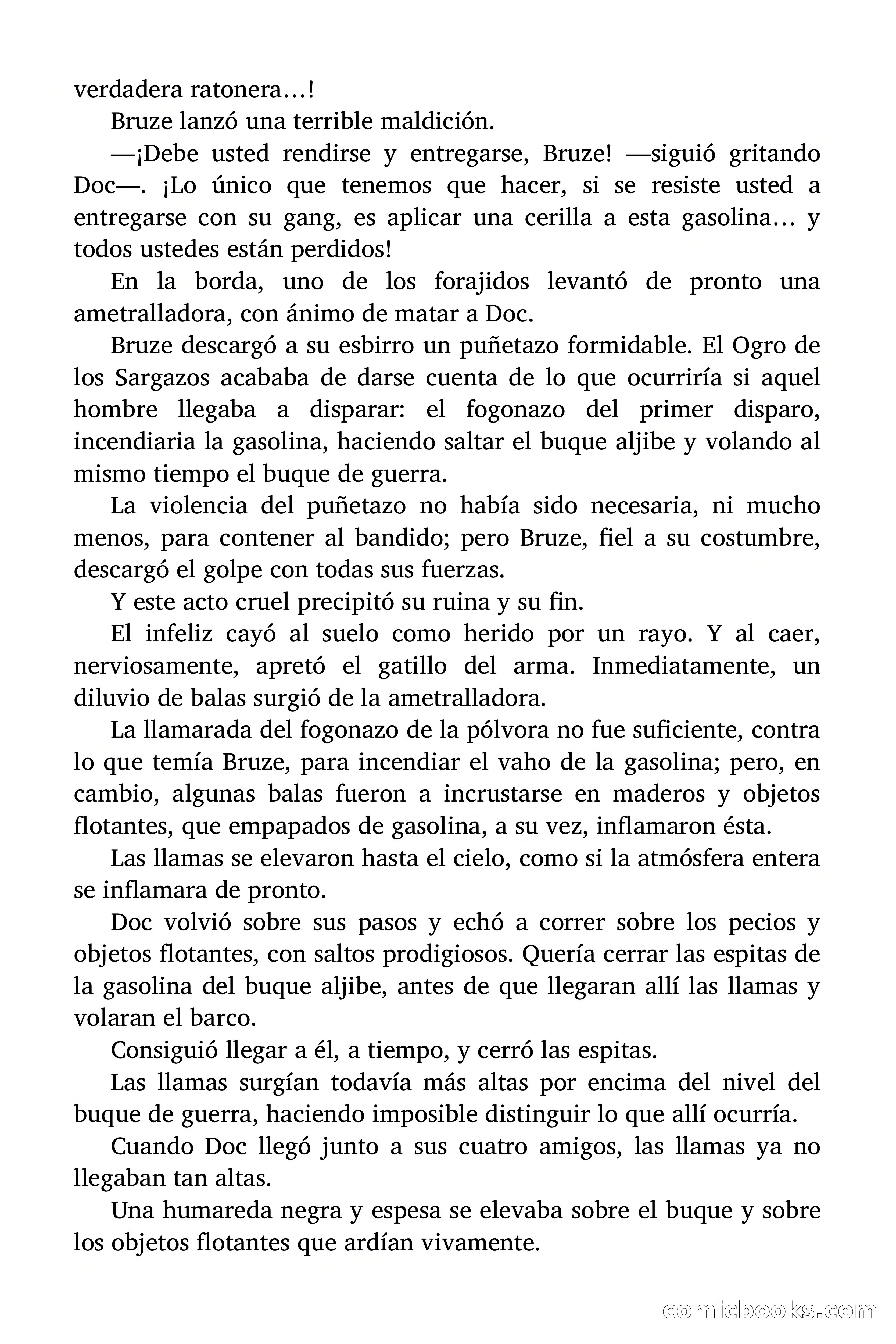 Doc Savage: El ogro del mar de los Sargazos — page 199 of 206